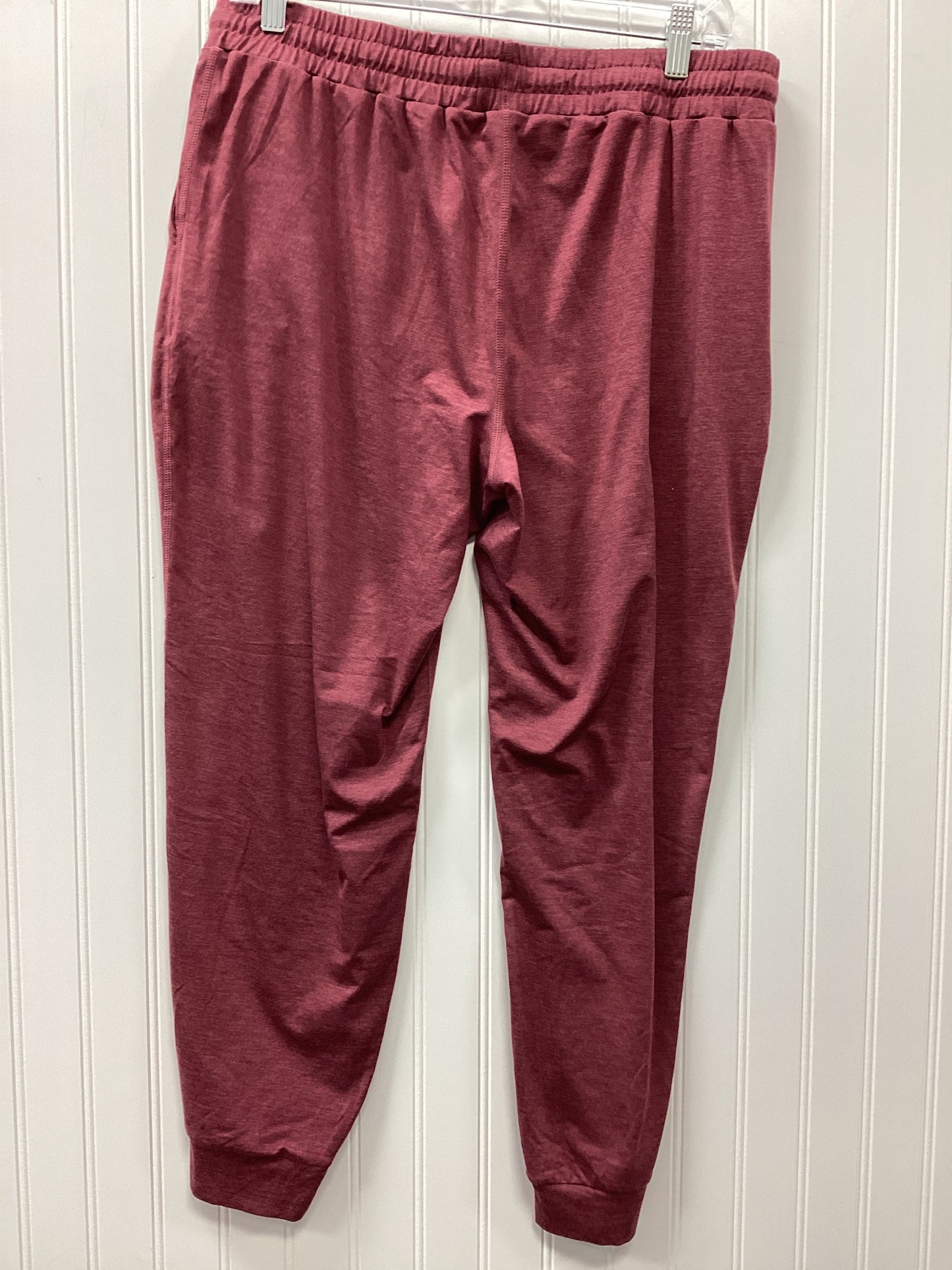 Athletic Pants By Athleta In Maroon, Size:L