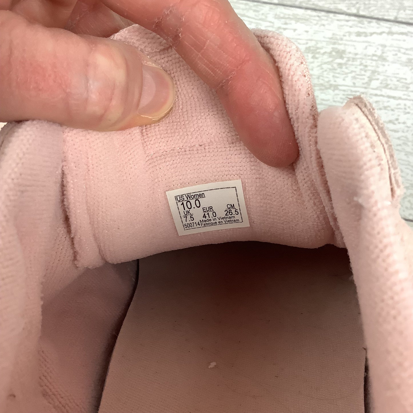 Shoes Flats By Vans In Pink, Size: 10