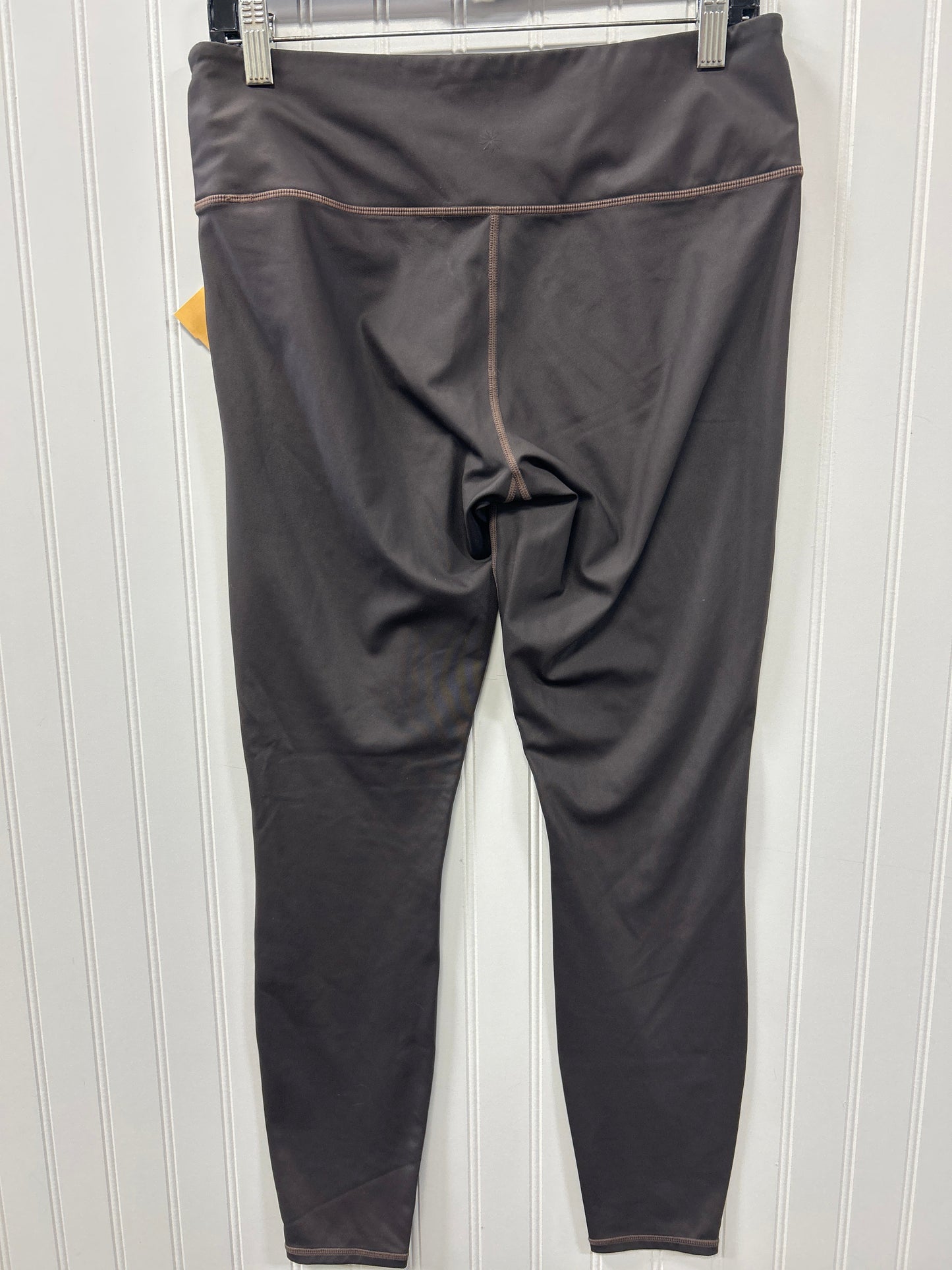 Athletic Leggings By Athleta In Brown, Size:L