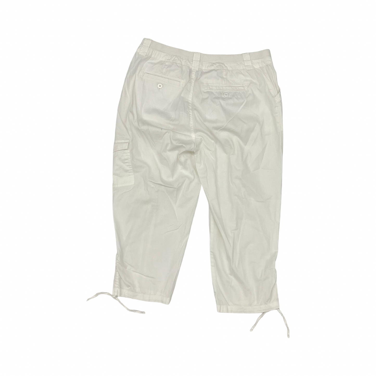 Pants Cropped By Christopher And Banks In White, Size:10