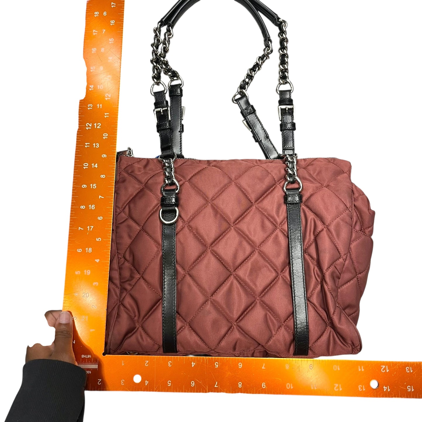 Handbag Luxury Designer By Prada, Size: Large