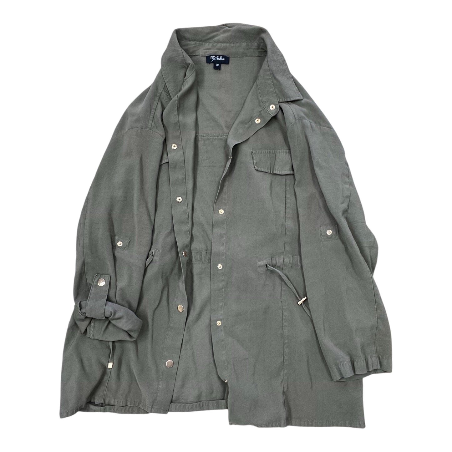 Jacket Other By Clothes Mentor In Green, Size:3X