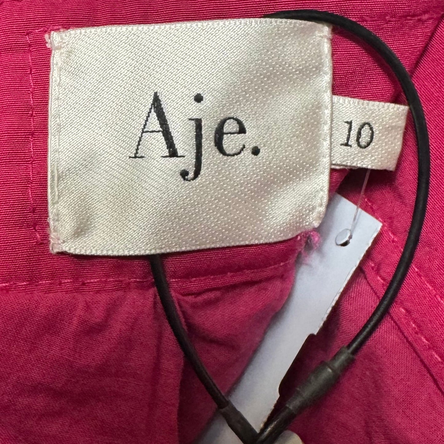 Promise High Waist Midi Skirt By Aje. In Pink, Size: 10