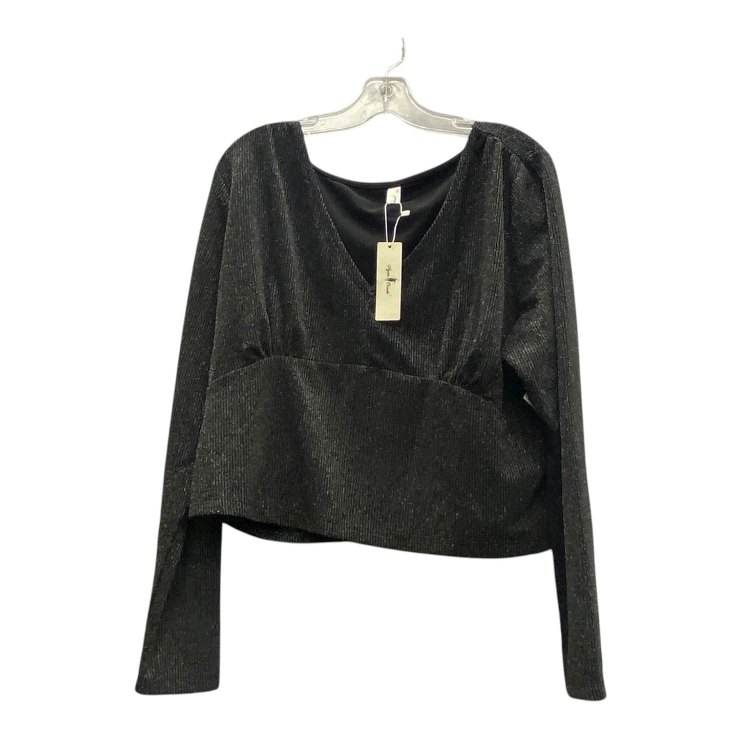 Top Ls By Agnes Orinda In Black, Size:3X