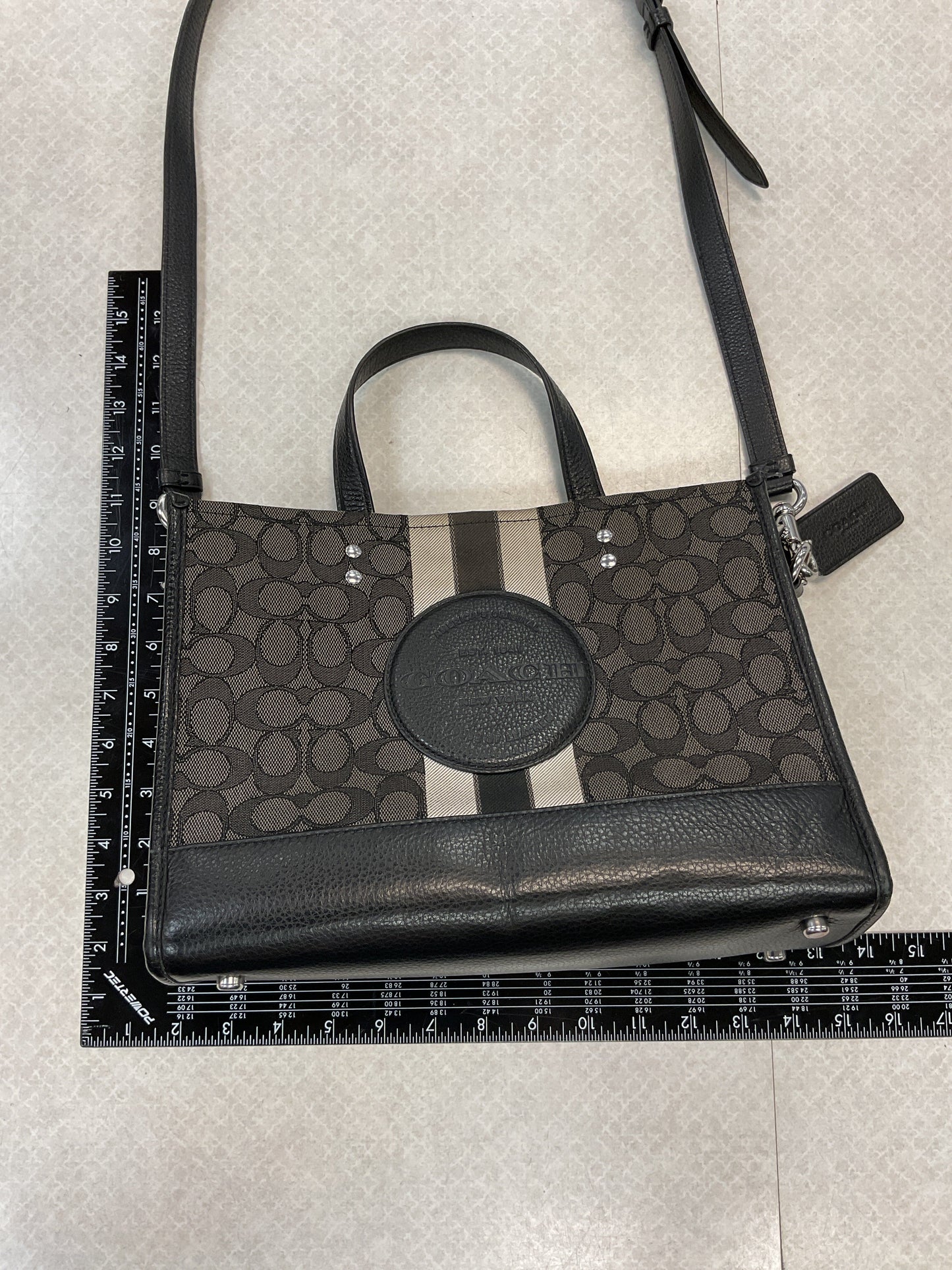 Handbag Designer By Coach In Navy, Size:Medium