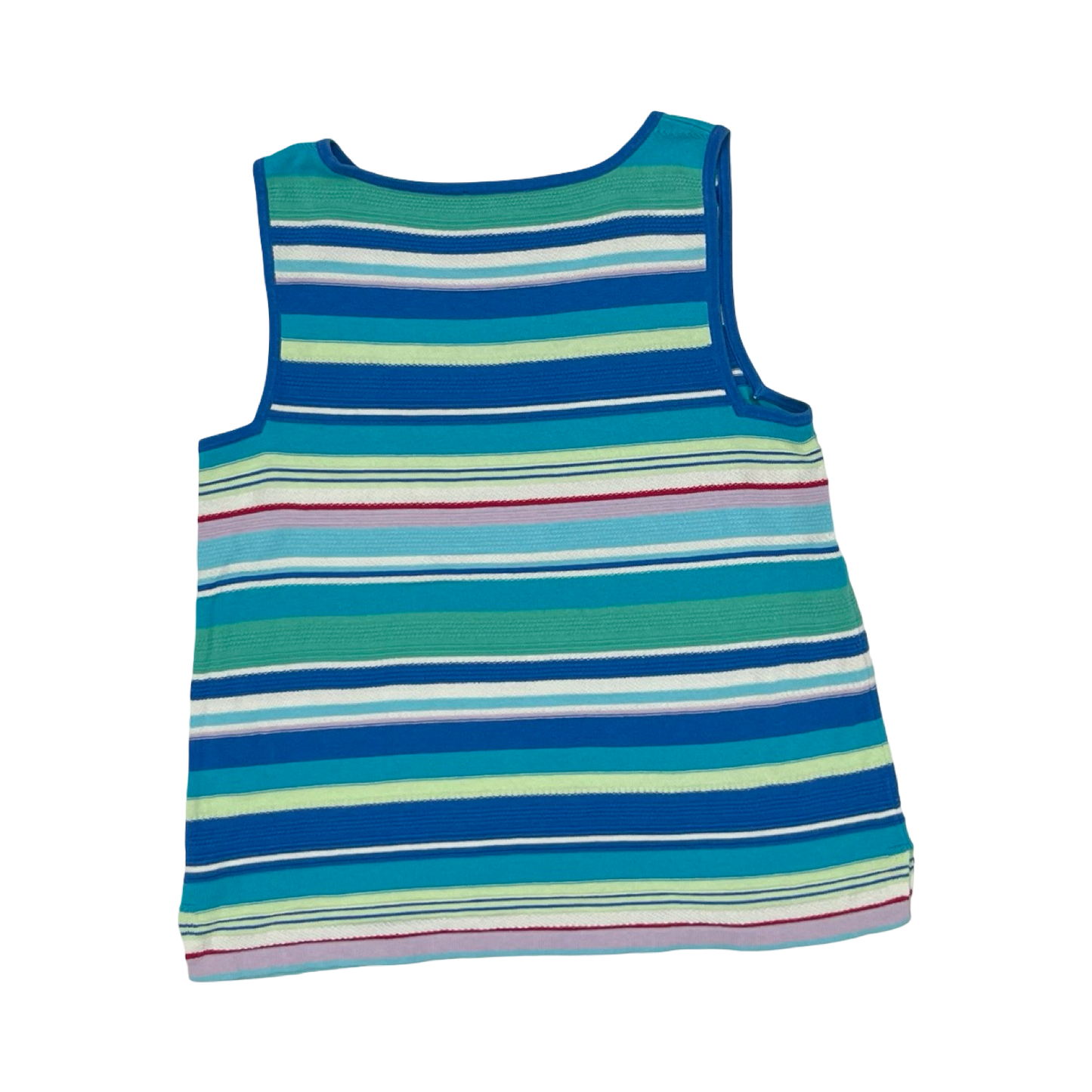 Tank Top By Talbots In Striped Pattern, Size:Lp