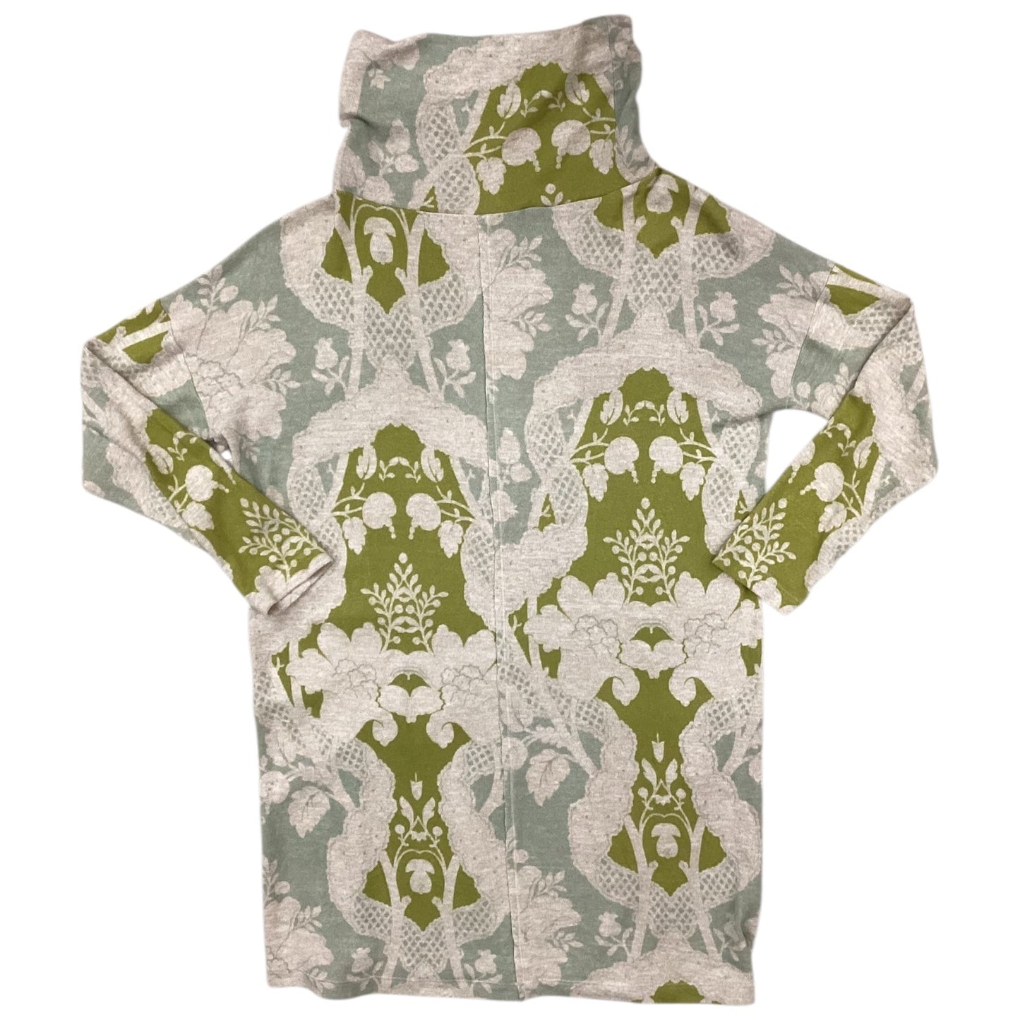 Dress Casual Short By Anthropologie In Blue & Green, Size:M