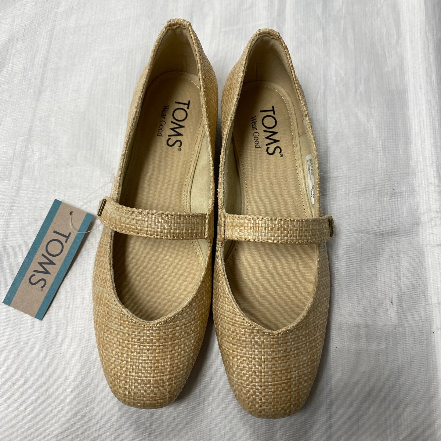 Shoes Flats By Toms In Tan, Size:5