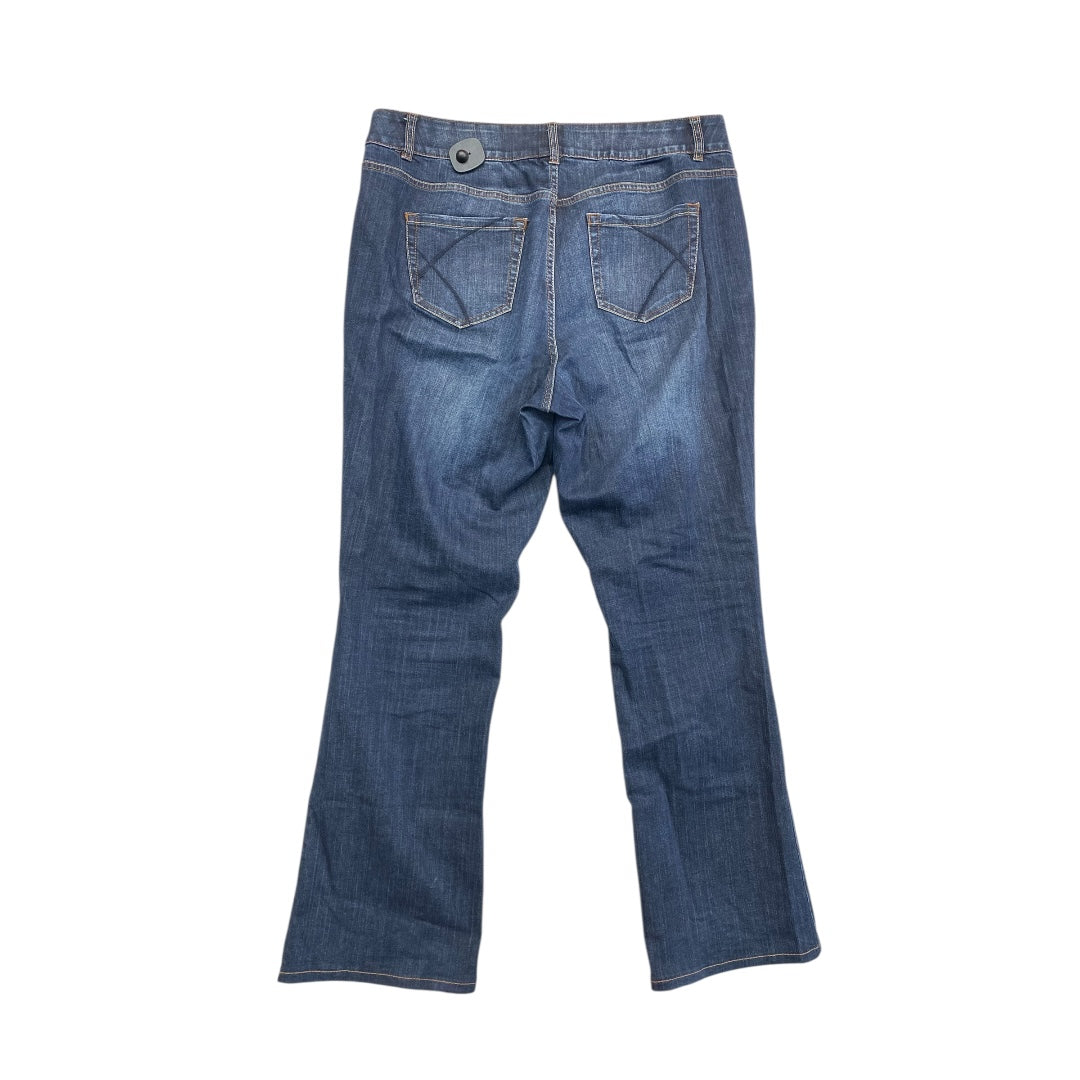 Jeans Straight By Lane Bryant In Blue Denim, Size:18