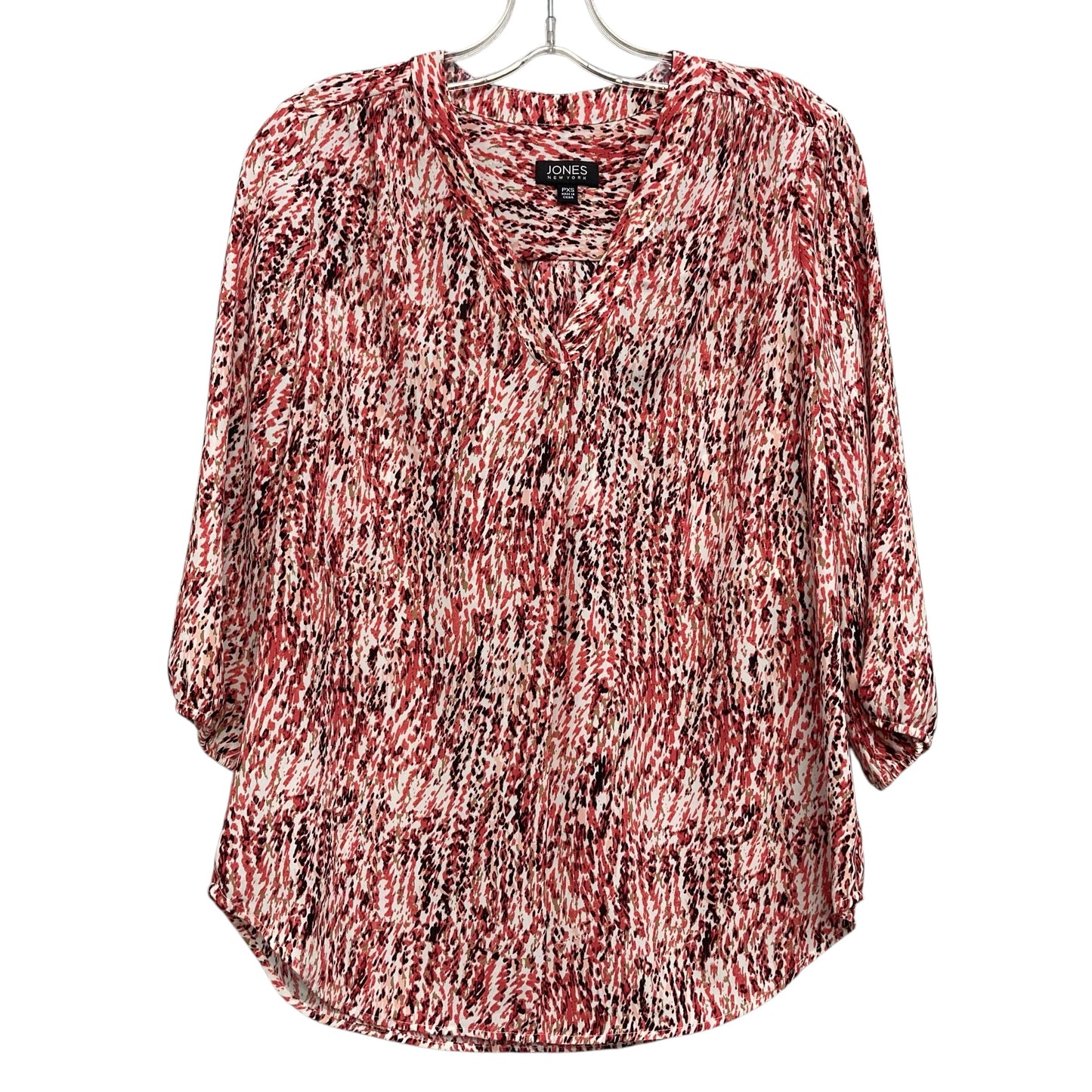 Top Ls By Jones New York In Coral, Size:Xsp