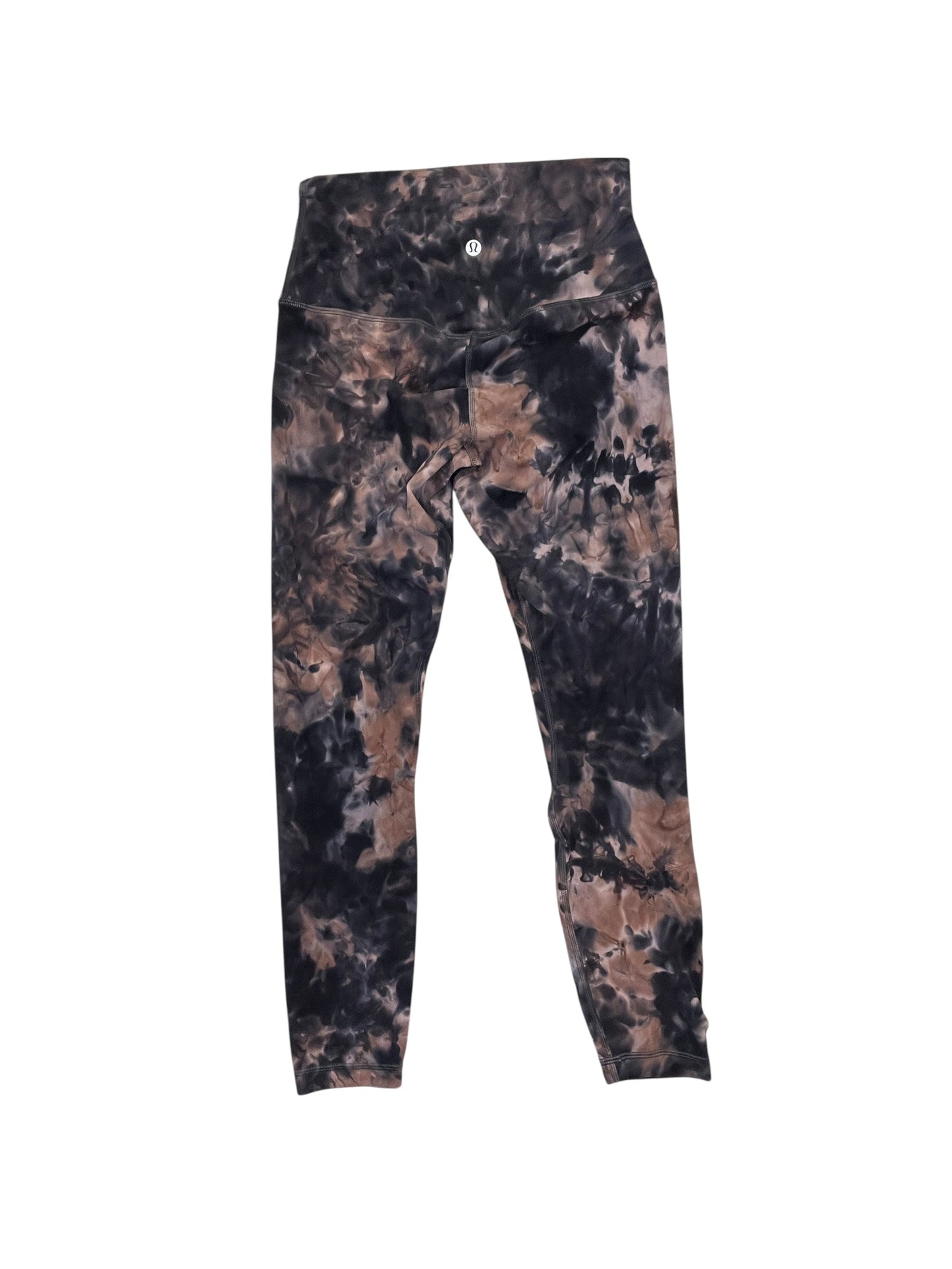 Athletic Leggings By Lululemon In Tie Dye Print, Size:S