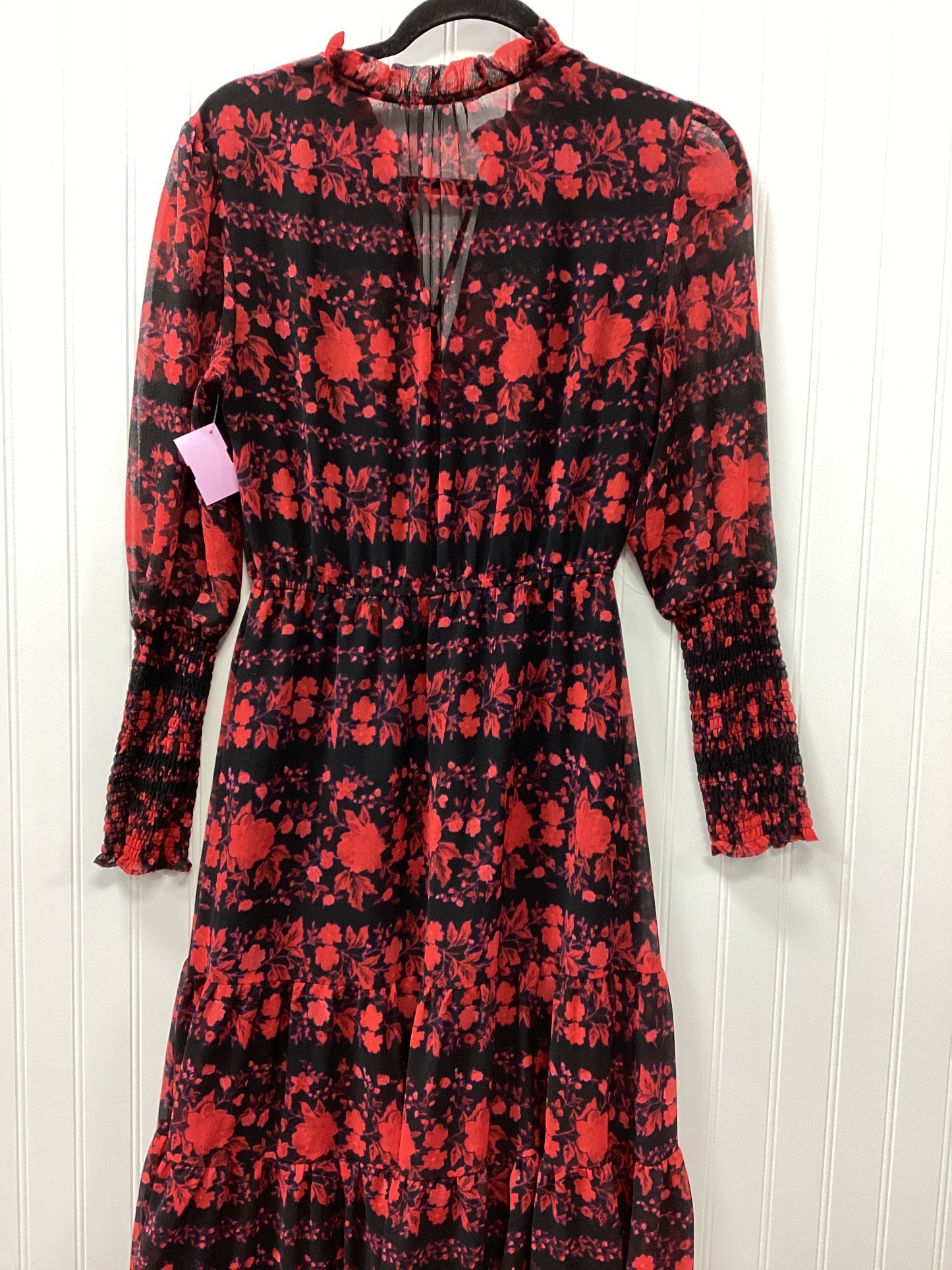 Dress Casual Maxi By Bb Dakota In Black & Red, Size:S