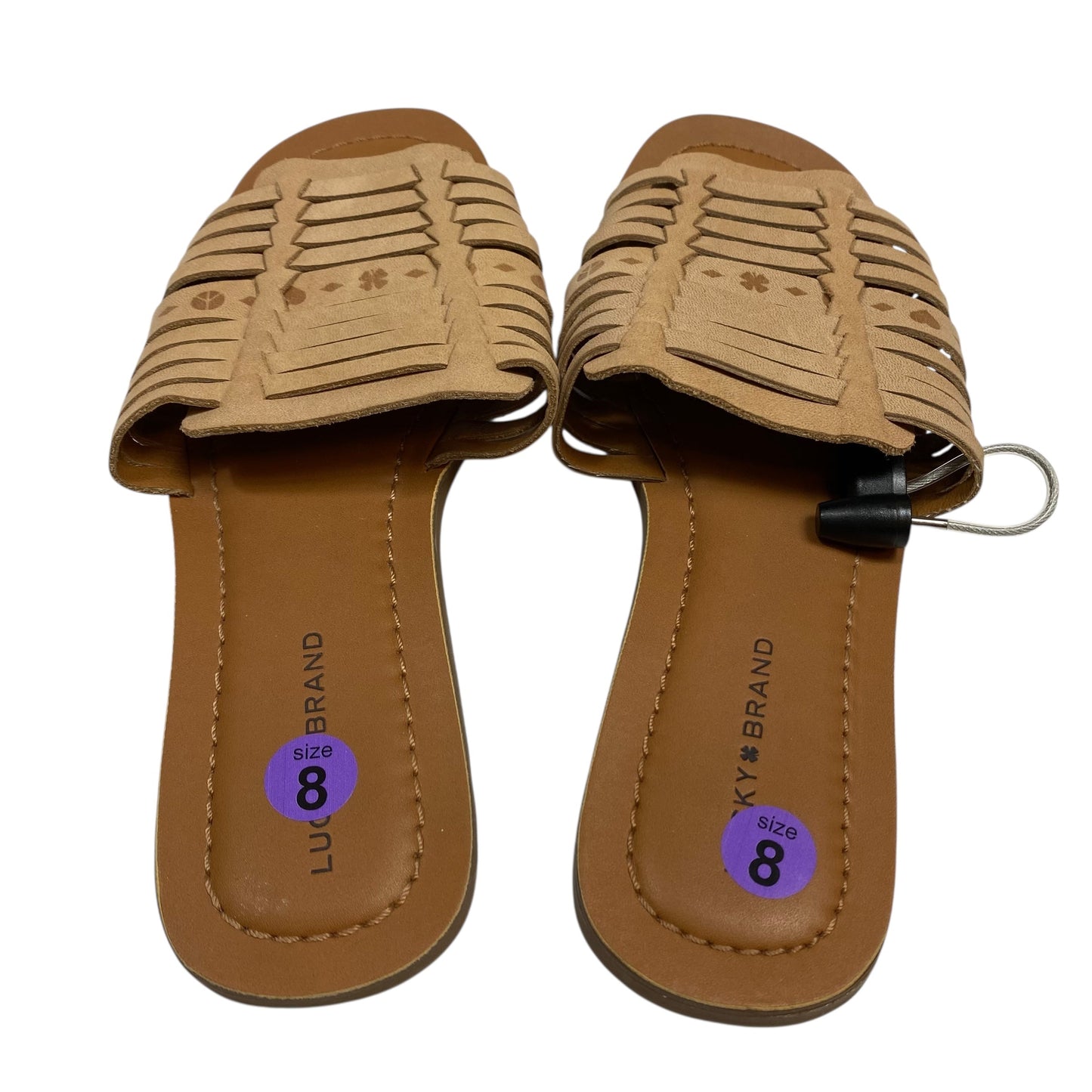 Sandals Flats By Lucky Brand In Tan, Size:8