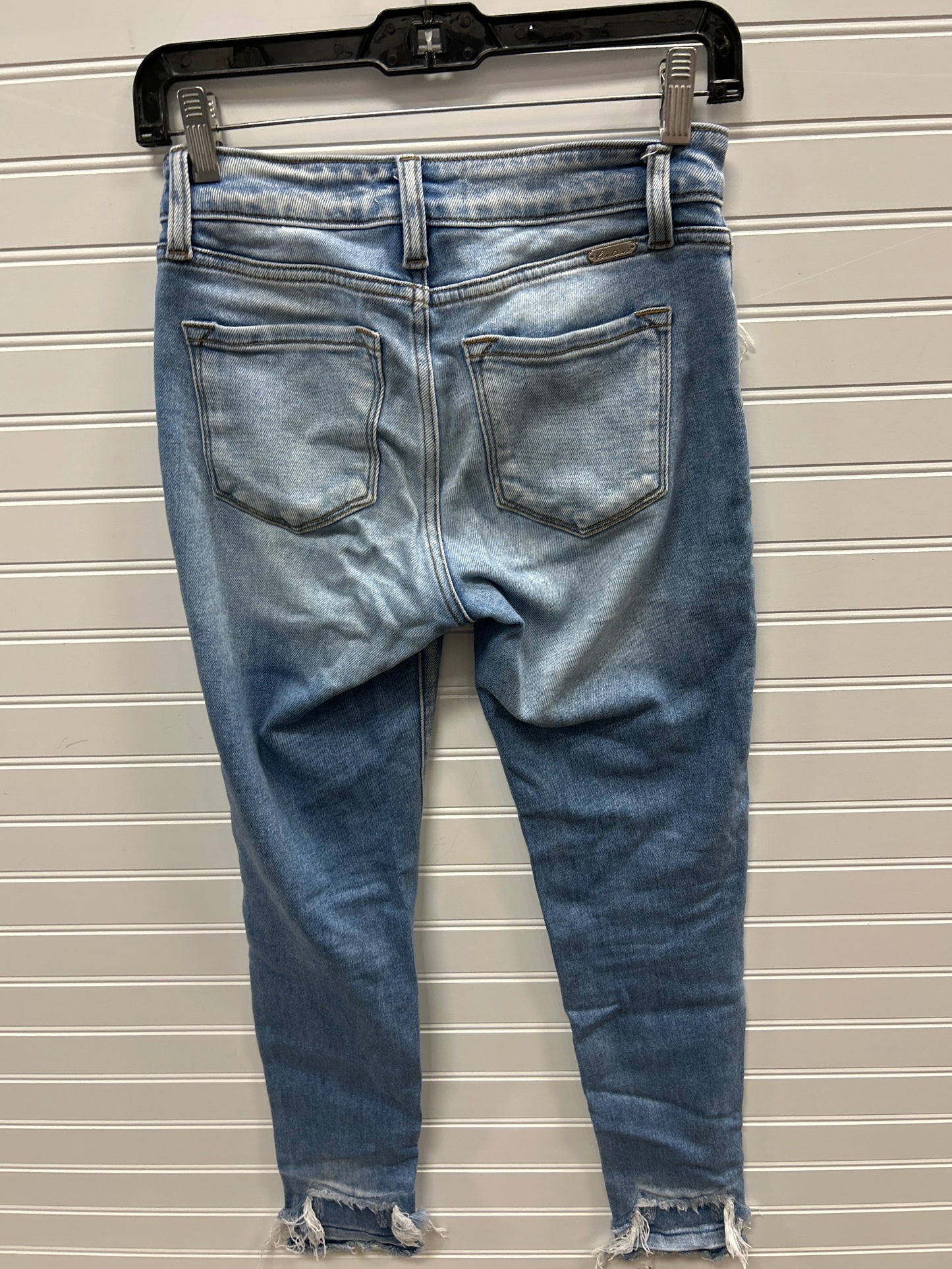 Jeans Skinny By Kancan In Blue Denim, Size:0