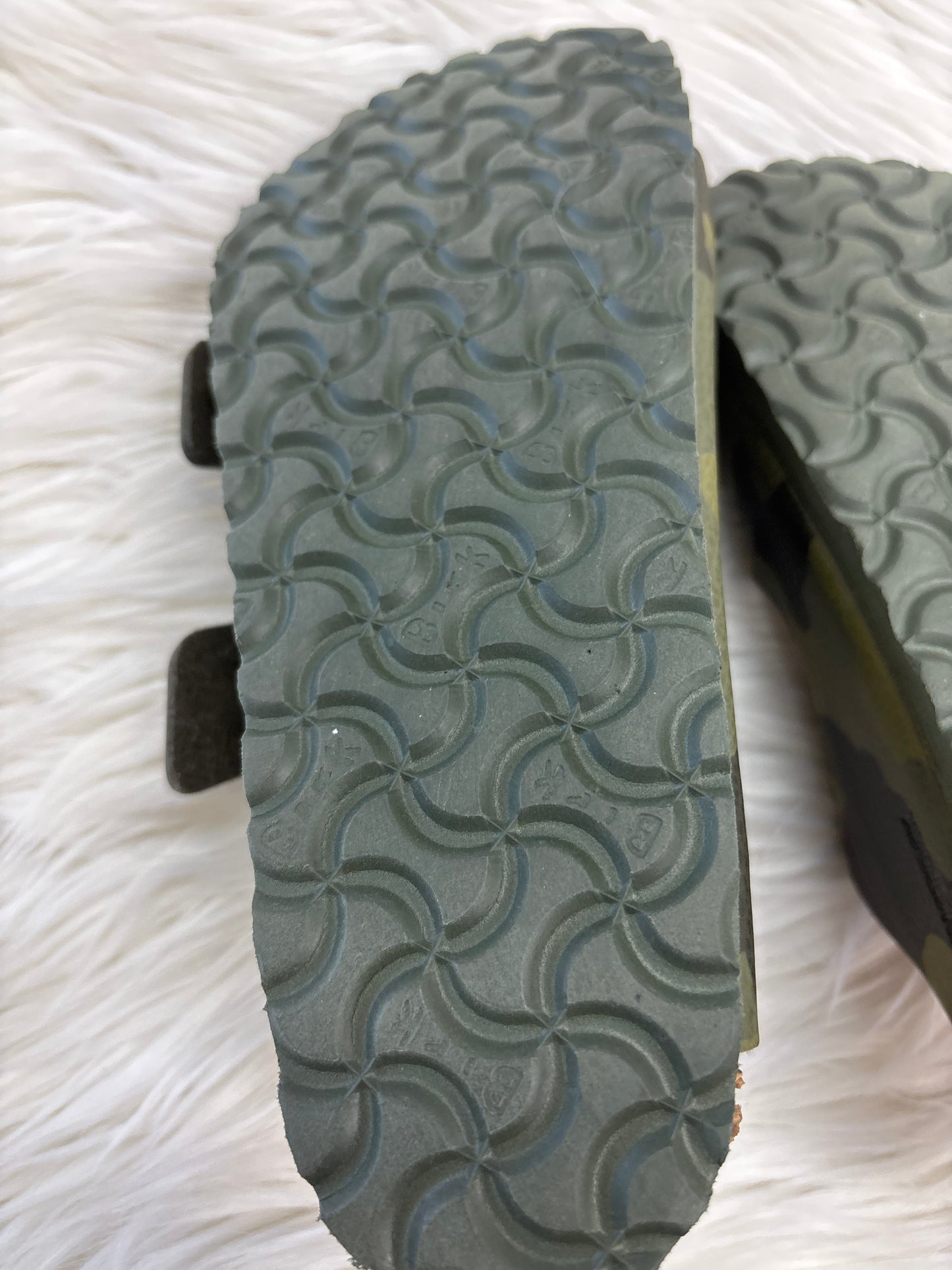 Sandals Flats By Birkenstock In Green, Size:6.5