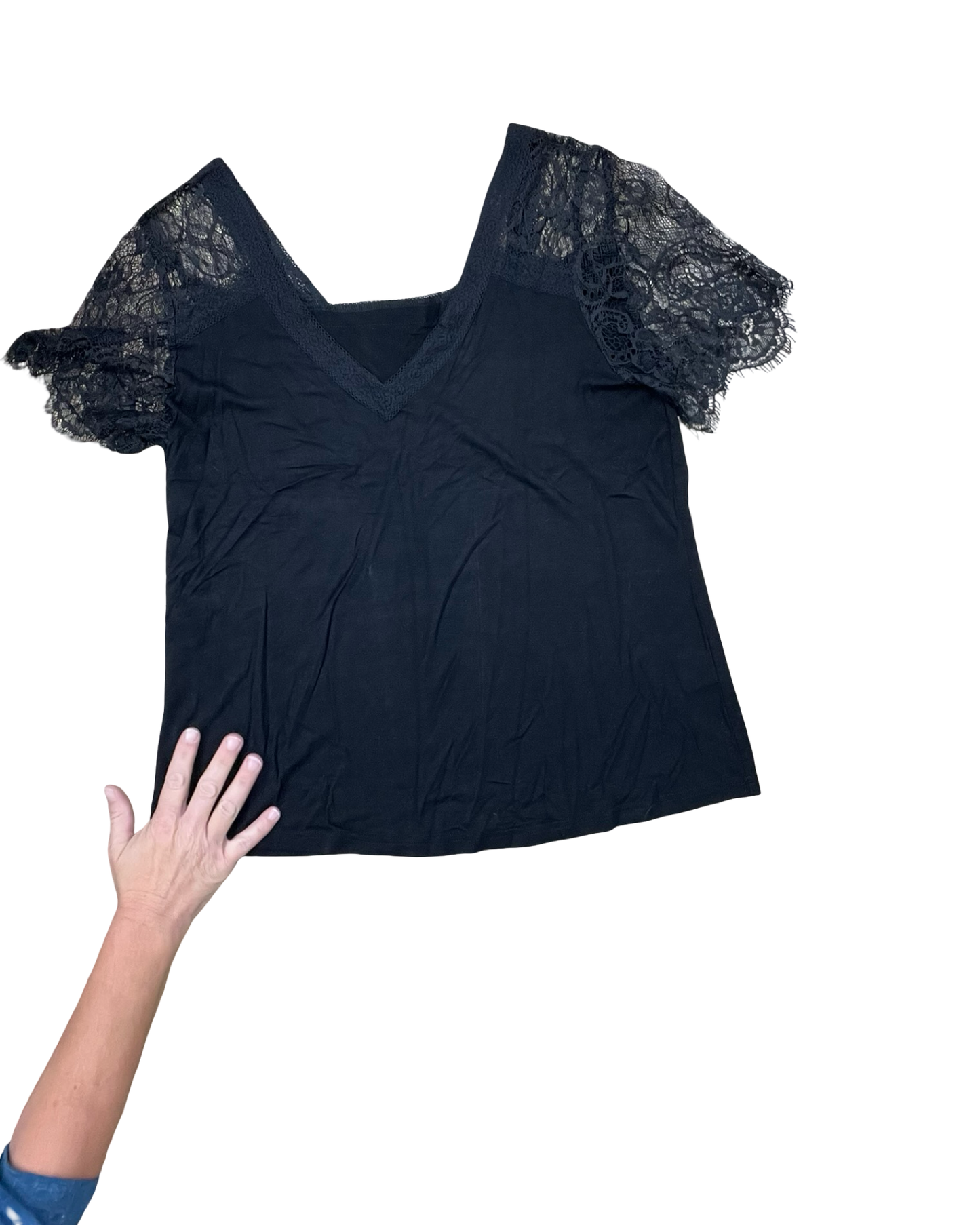 Top Ss By Clothes Mentor In Black, Size:M