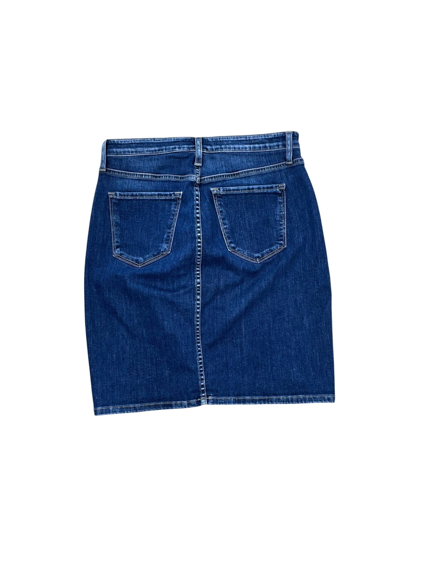 Skirt Midi By Flying Monkey In Blue Denim, Size:6