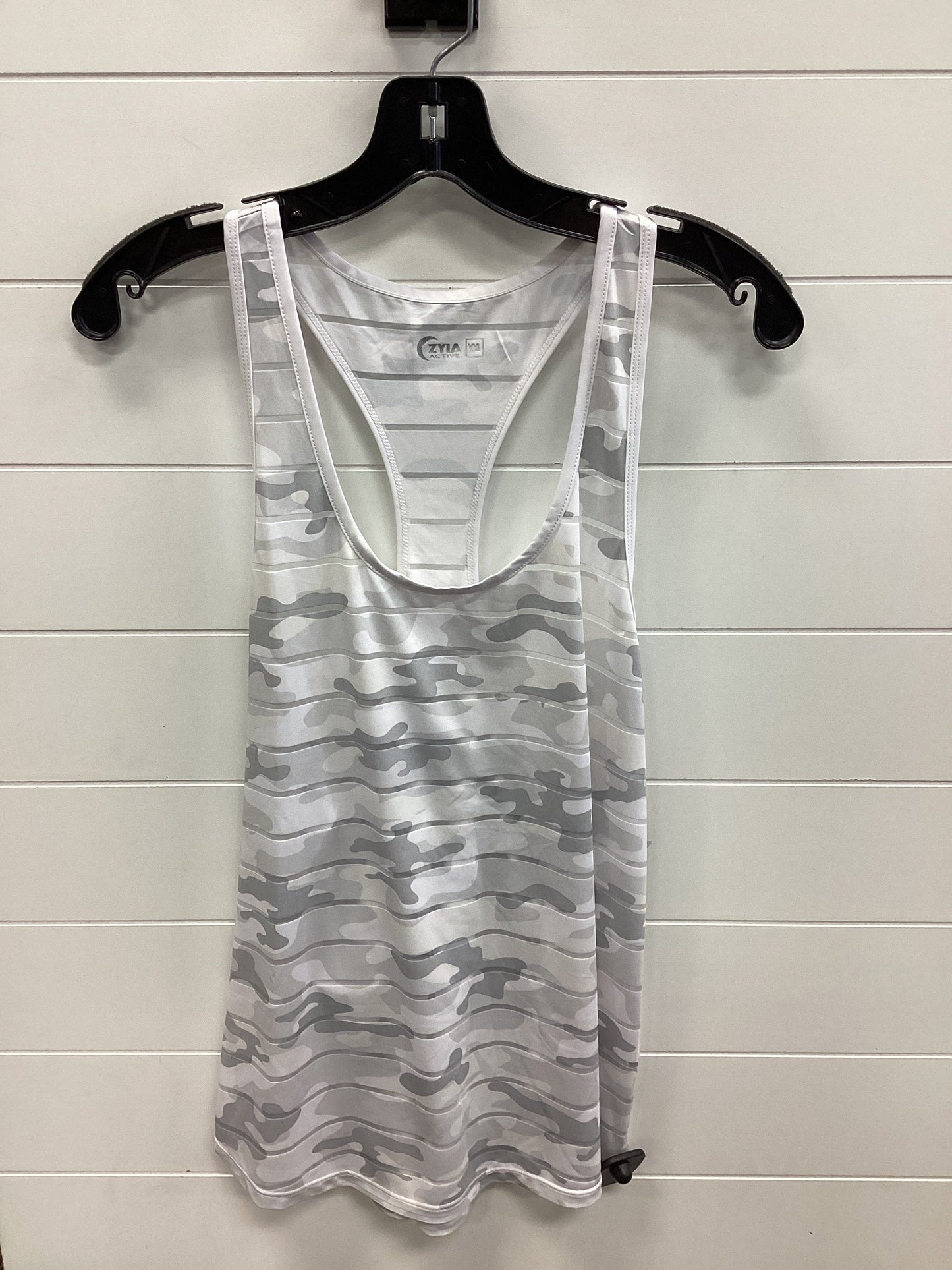 Athletic Tank Top By Zyia In Grey, Size:1X