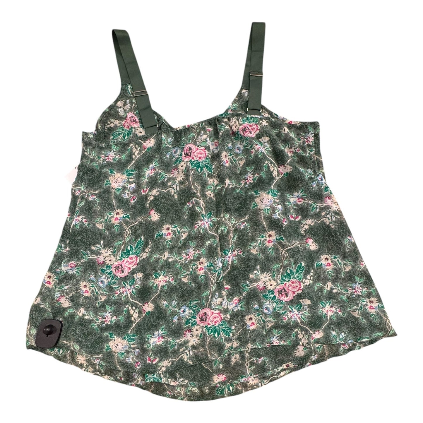 Top Sleeveless By Lane Bryant In Green, Size: L