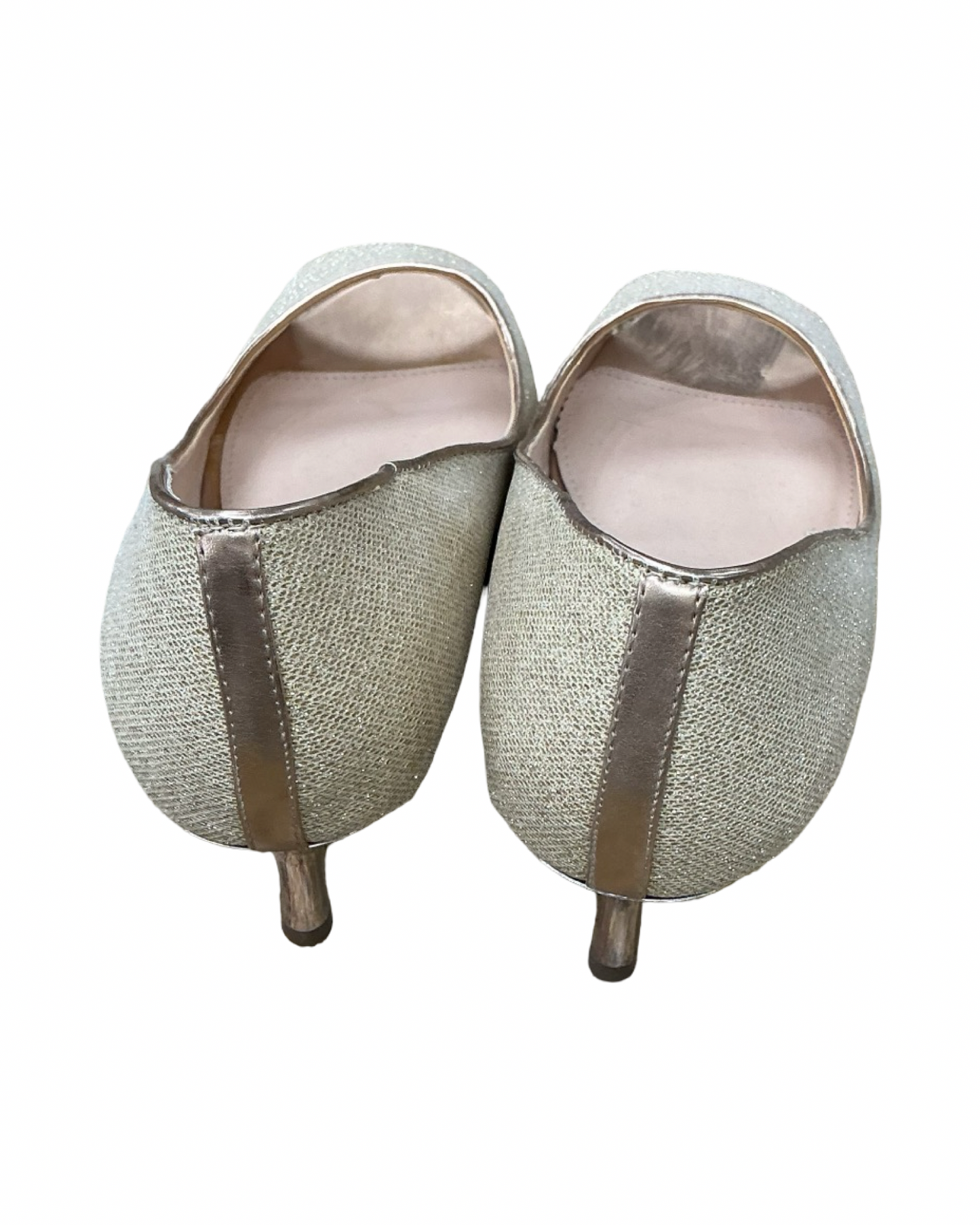 Shoes Heels Stiletto By Clothes Mentor In Gold, Size:9.5