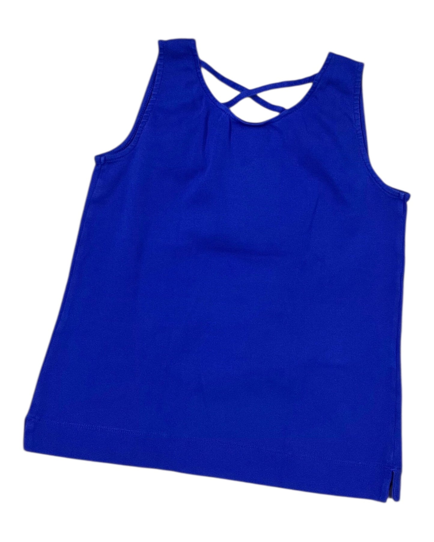 Top Sleeveless By Chicos In Blue, Size:S
