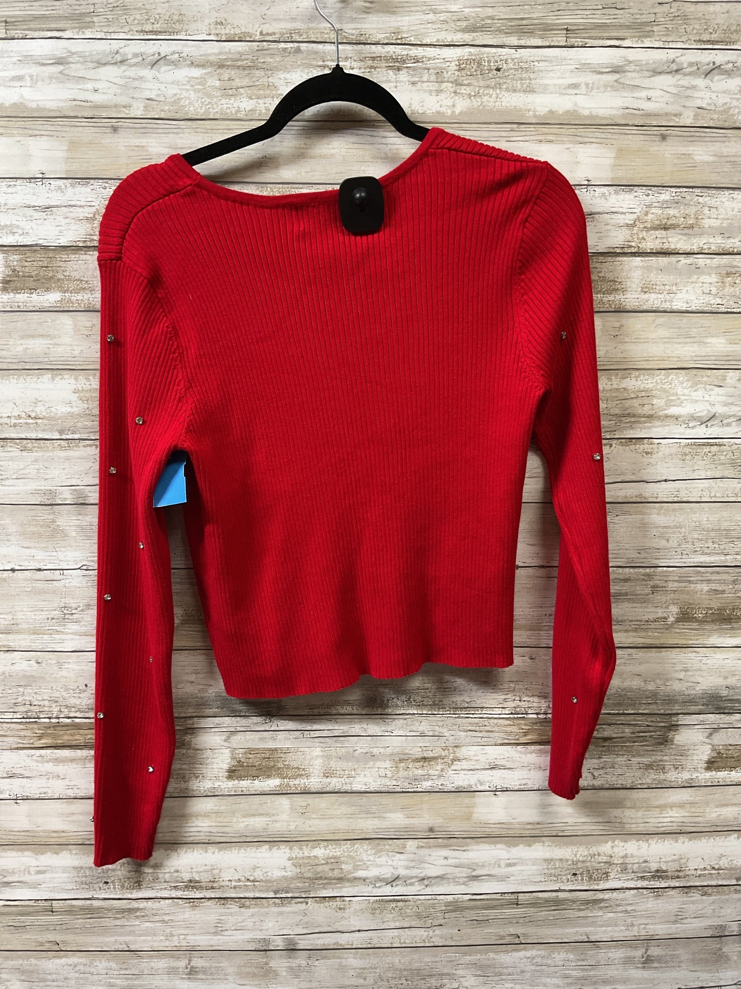 Cardigan By No Boundaries In Red, Size:M