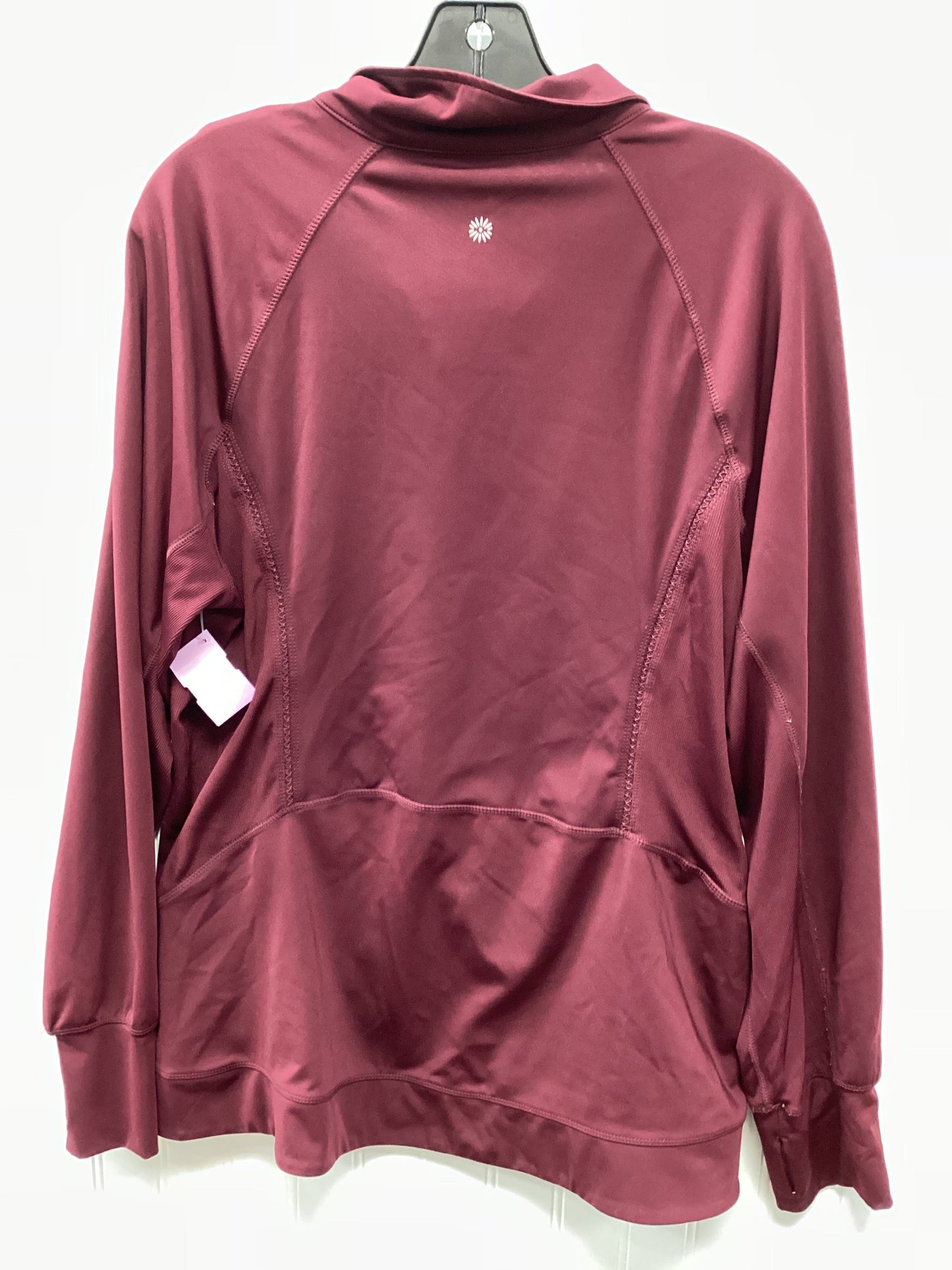 Athletic Jacket By Tangerine In Red, Size:1X