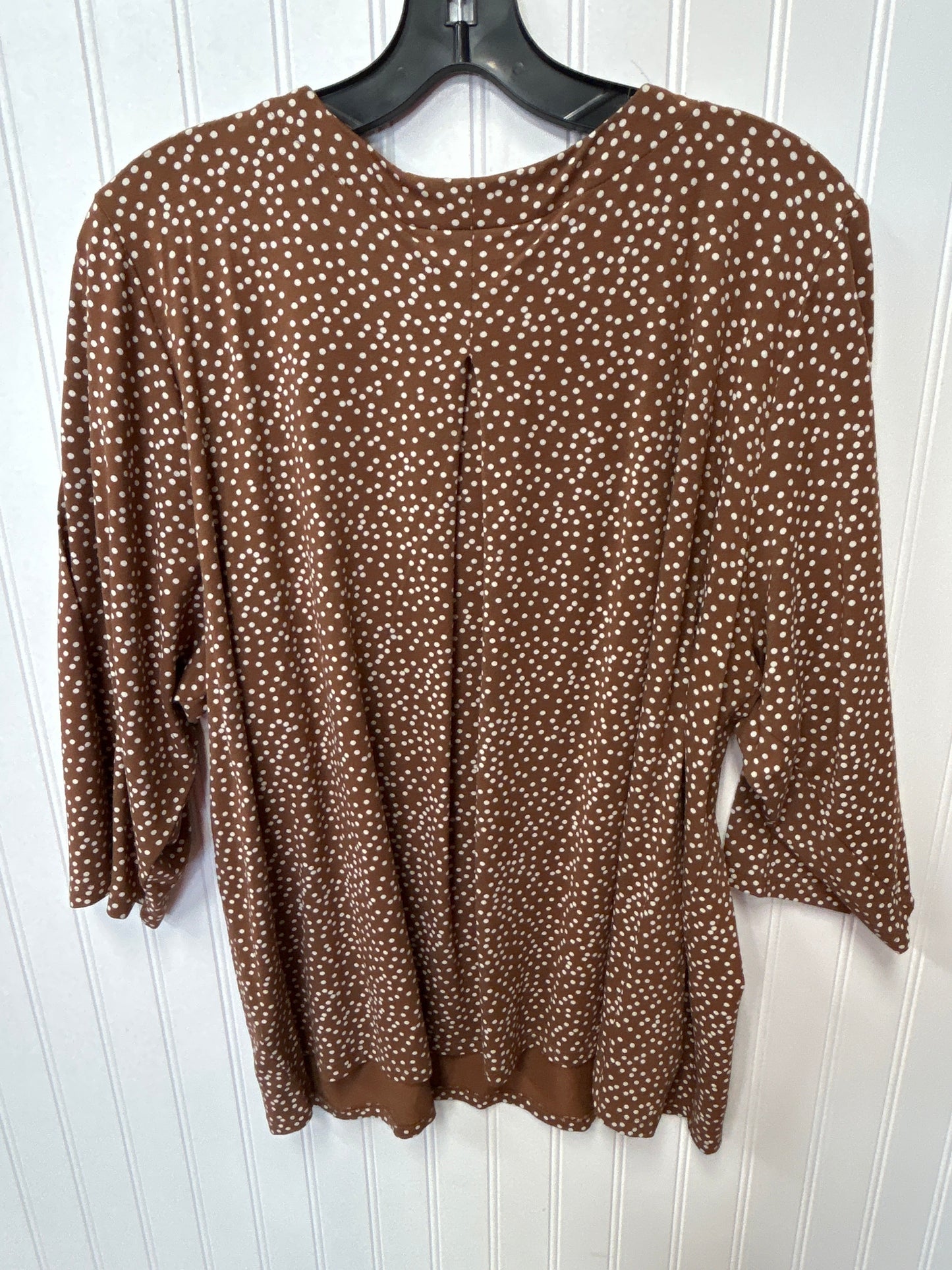 Top Ls By J. Jill In Brown, Size:2X