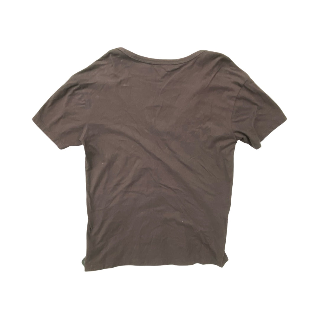 Top Ss Basic By Ag Jeans In Brown, Size:Xs