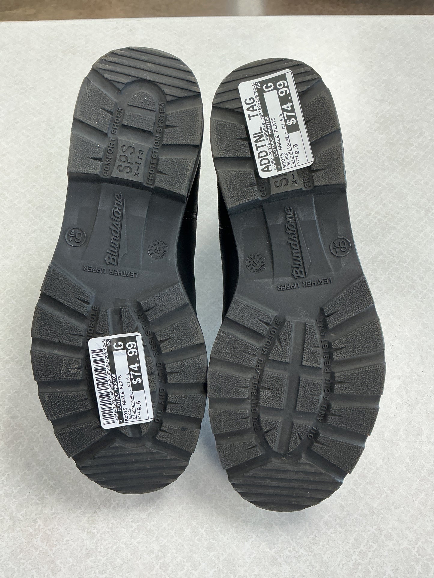 Boots Ankle Flats By Blundstone In Black, Size:9.5