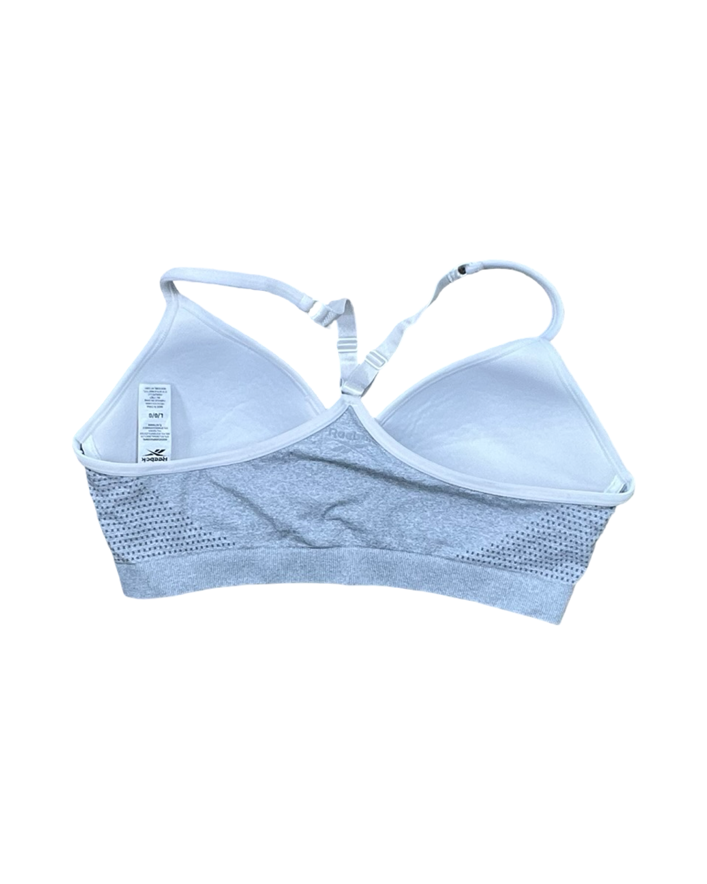Athletic Bra By Reebok In Grey, Size:L