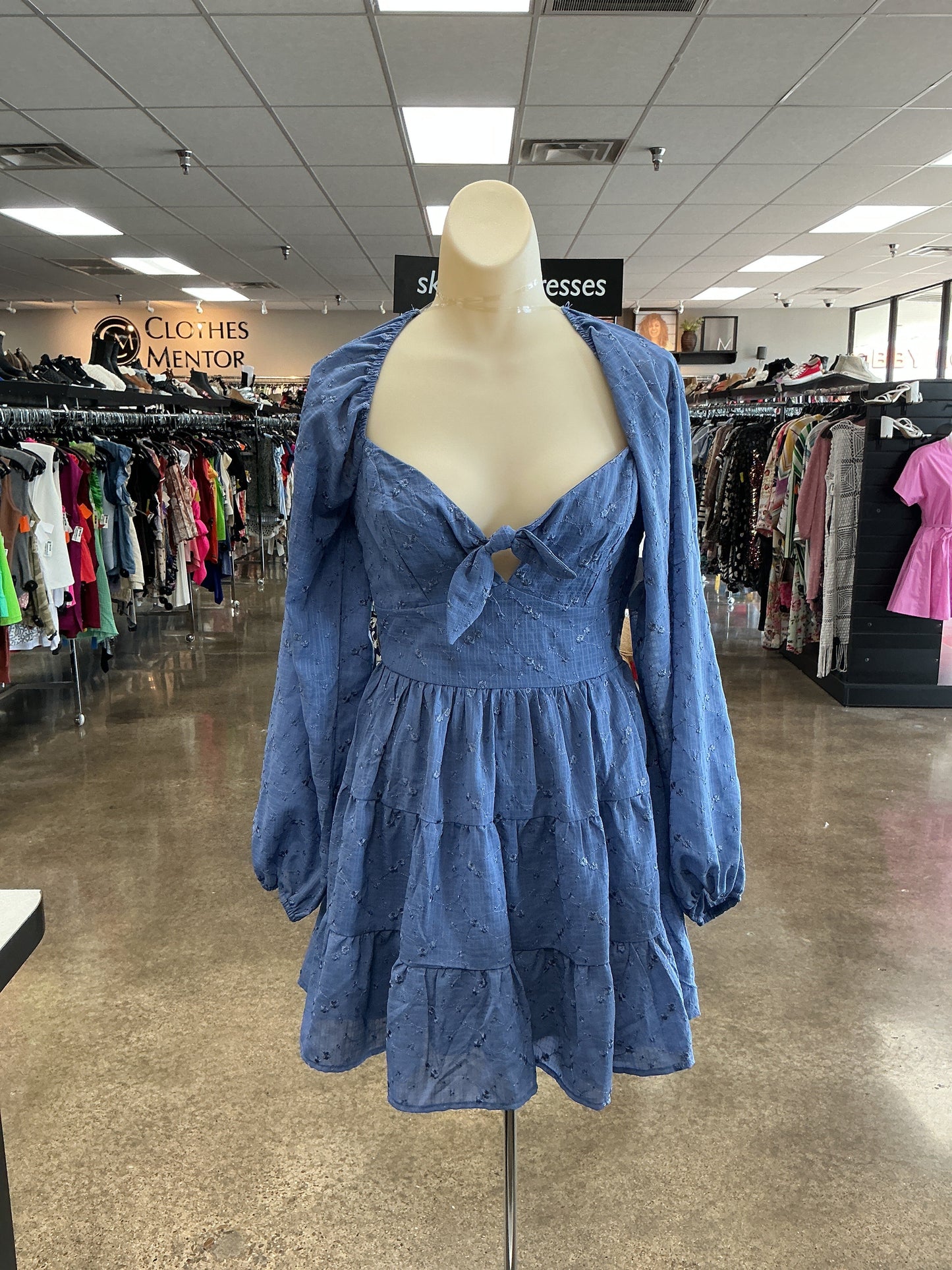 Dress Casual Short By Altard State In Blue, Size:M
