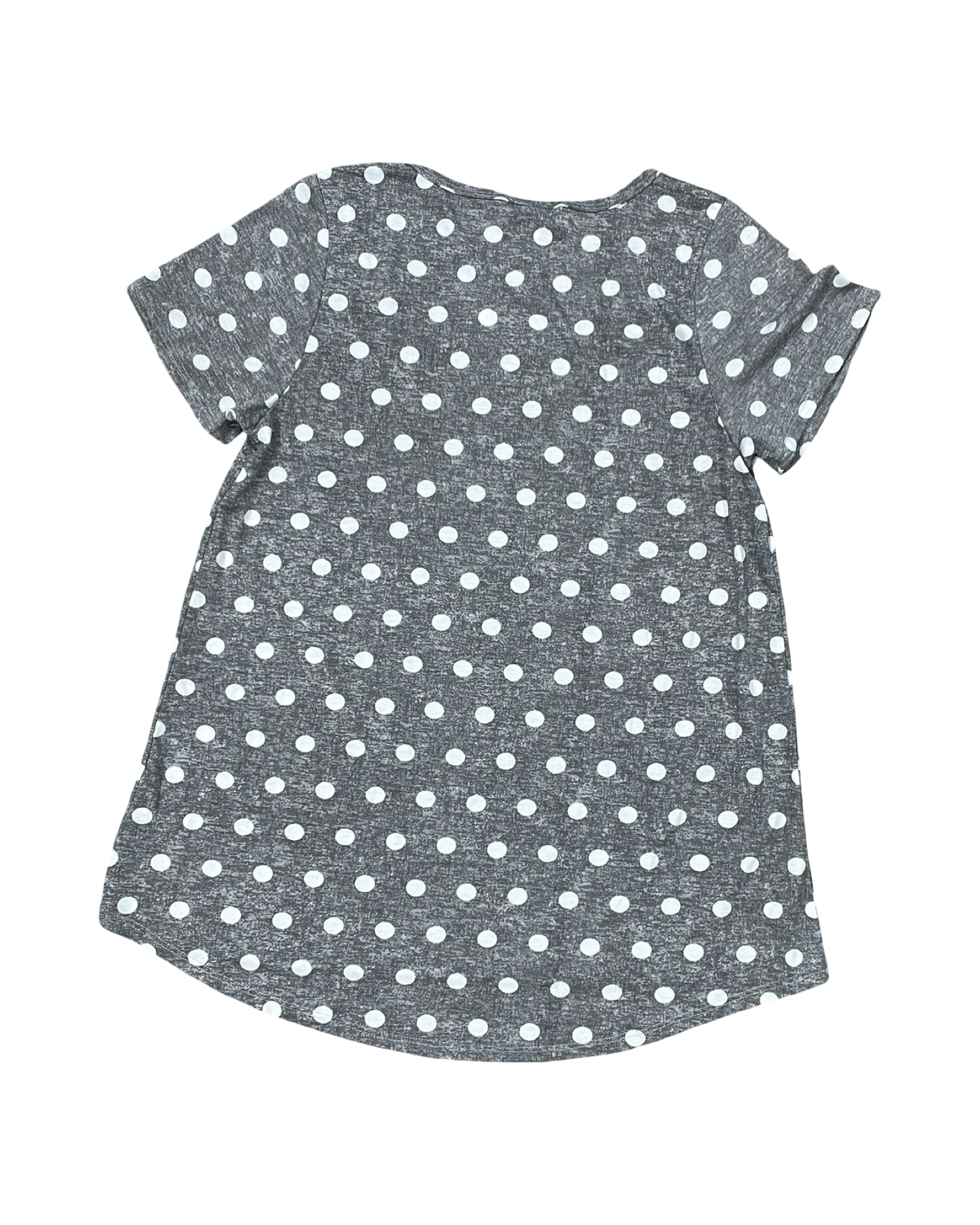 Top Ss By Lularoe In Grey & White, Size:M