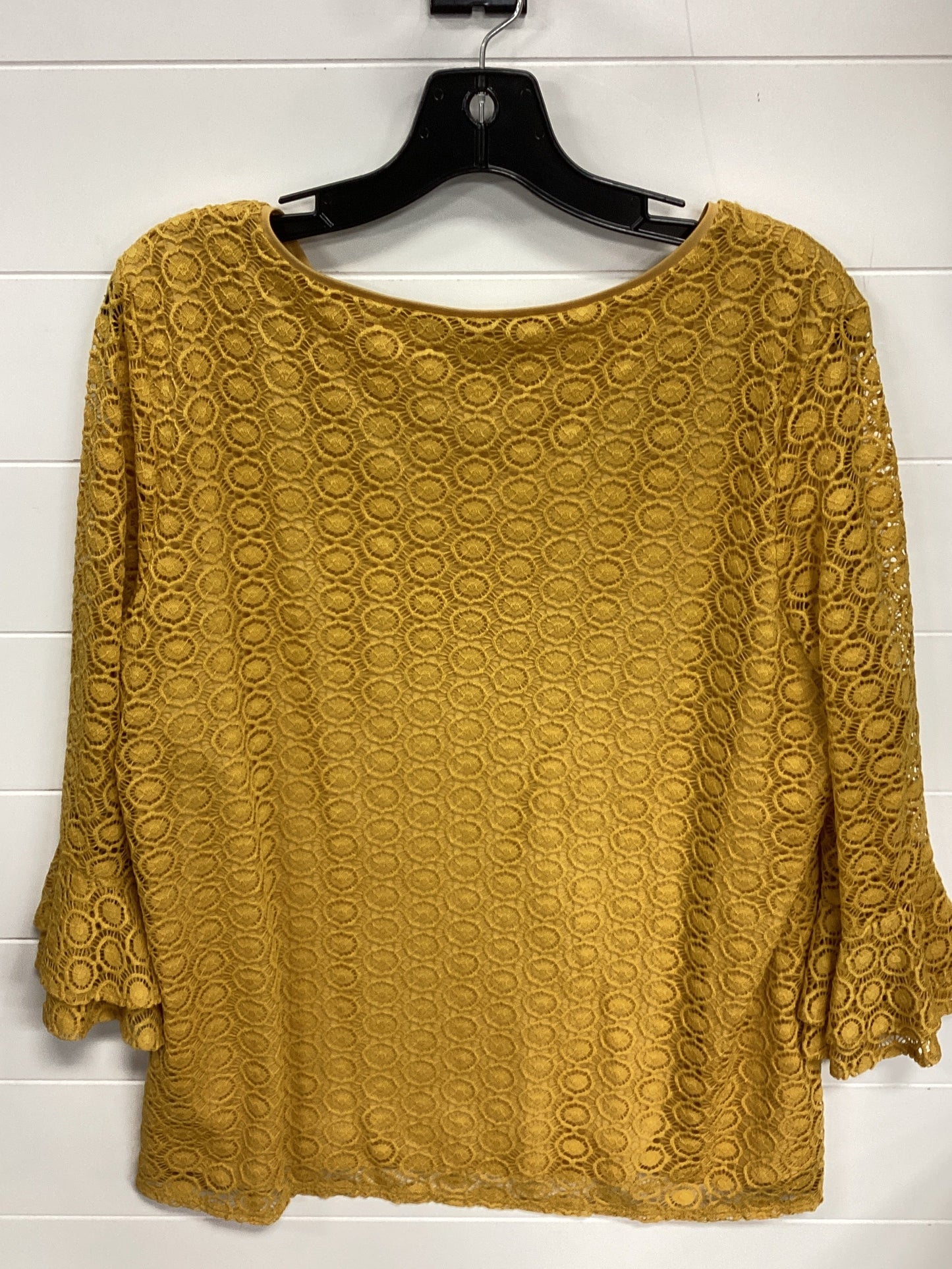 Top Ss By Roz And Ali In Yellow, Size:Xl