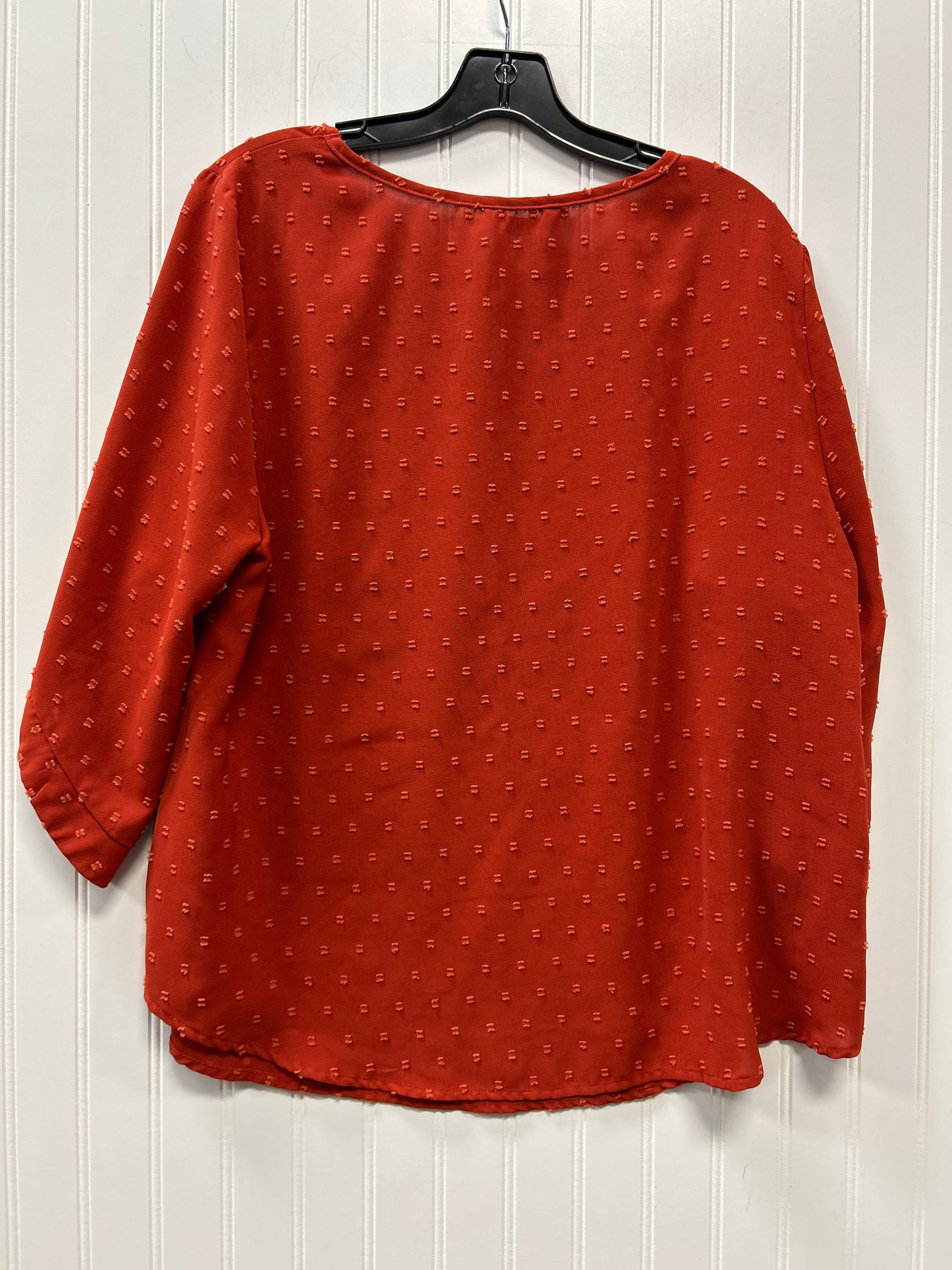 Top Ls By Bloomchic In Orange, Size:Xl