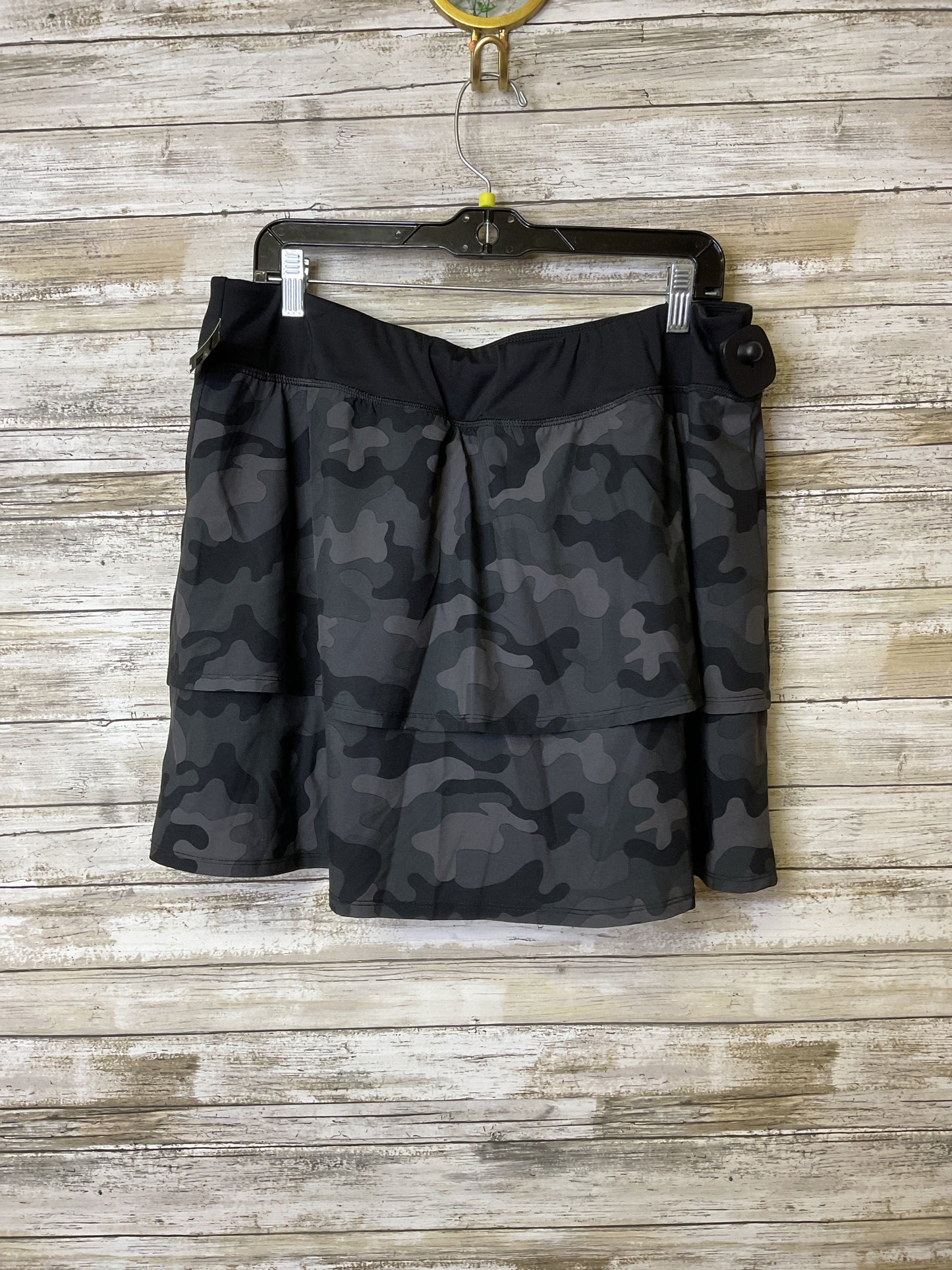 Athletic Skort By Zelos In Camouflage Print, Size:Xl