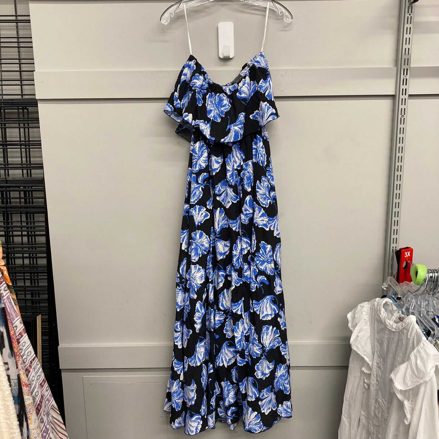 Dress Casual Maxi By Lulus In Black & Blue, Size:Xs
