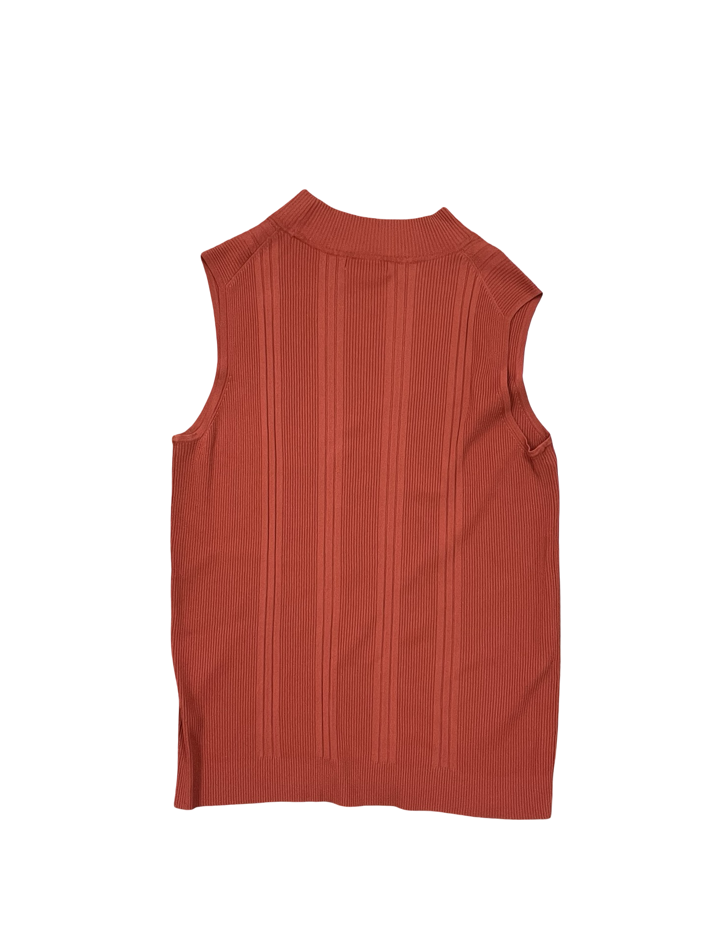 Top Sleeveless Basic By Dressbarn In Orange, Size:22