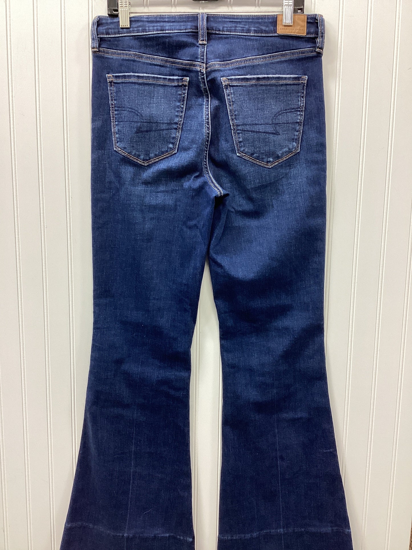 Jeans Flared By American Eagle In Blue Denim, Size:10