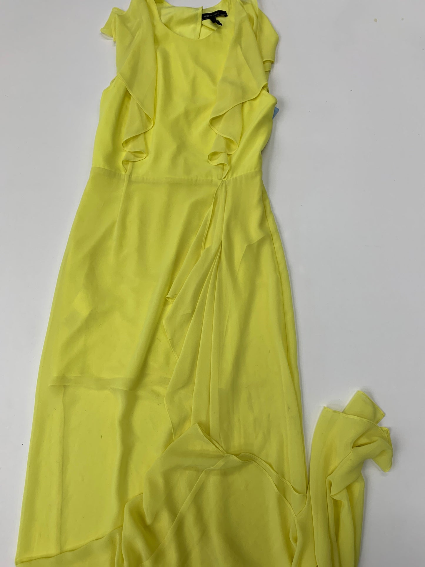Dress Long Sleeveless By Bcbgmaxazria Size: 0