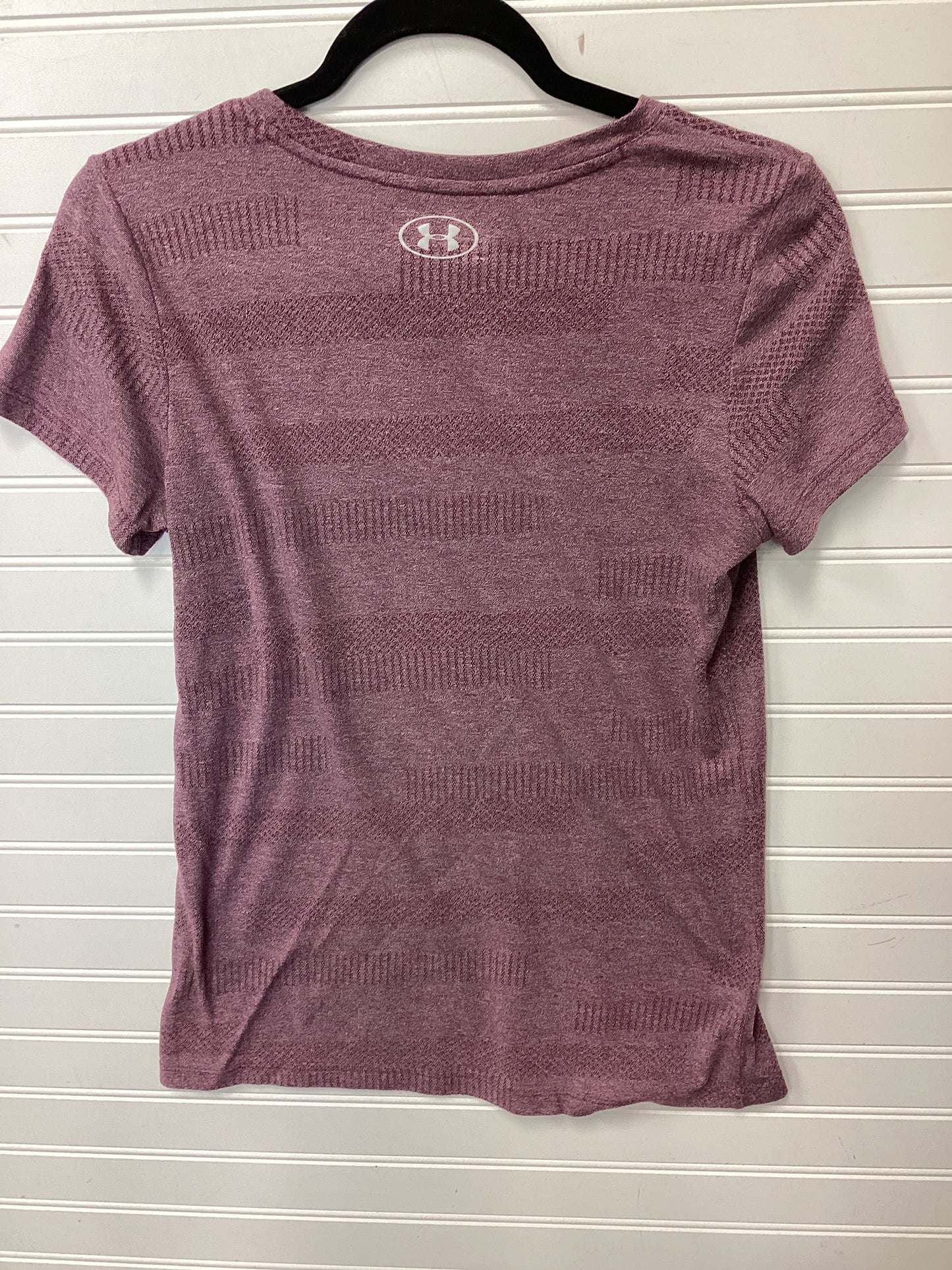Athletic Top Ss By Under Armour In Purple, Size:S