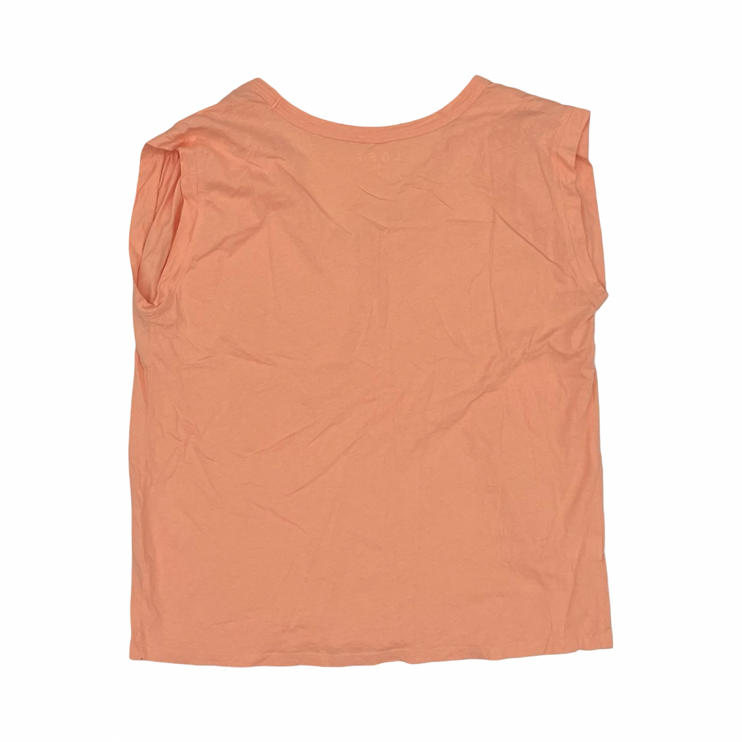 Top Sleeveless By Loft In Peach, Size:M