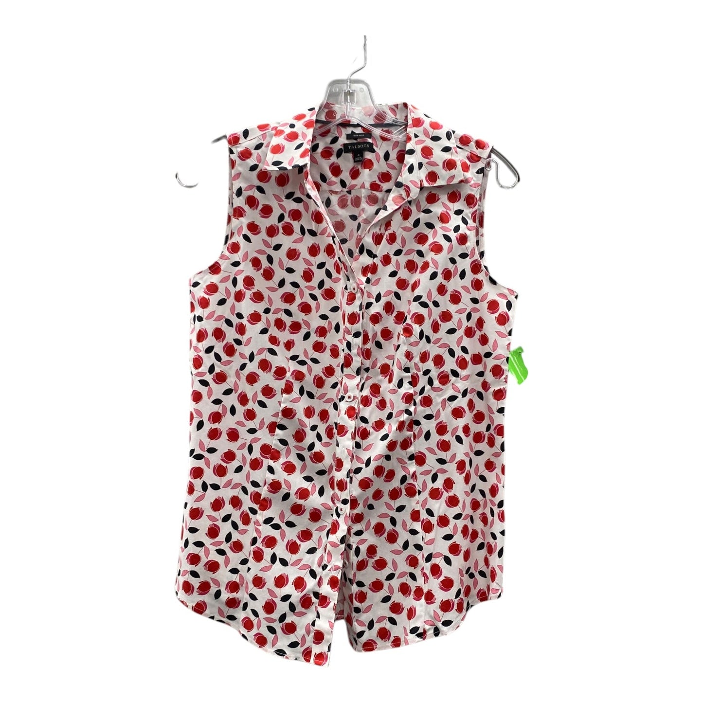 Top Sleeveless By Talbots In Red, Size:S