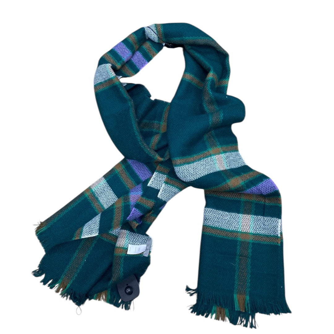 Scarf Long By J. Jill In Plaid Pattern