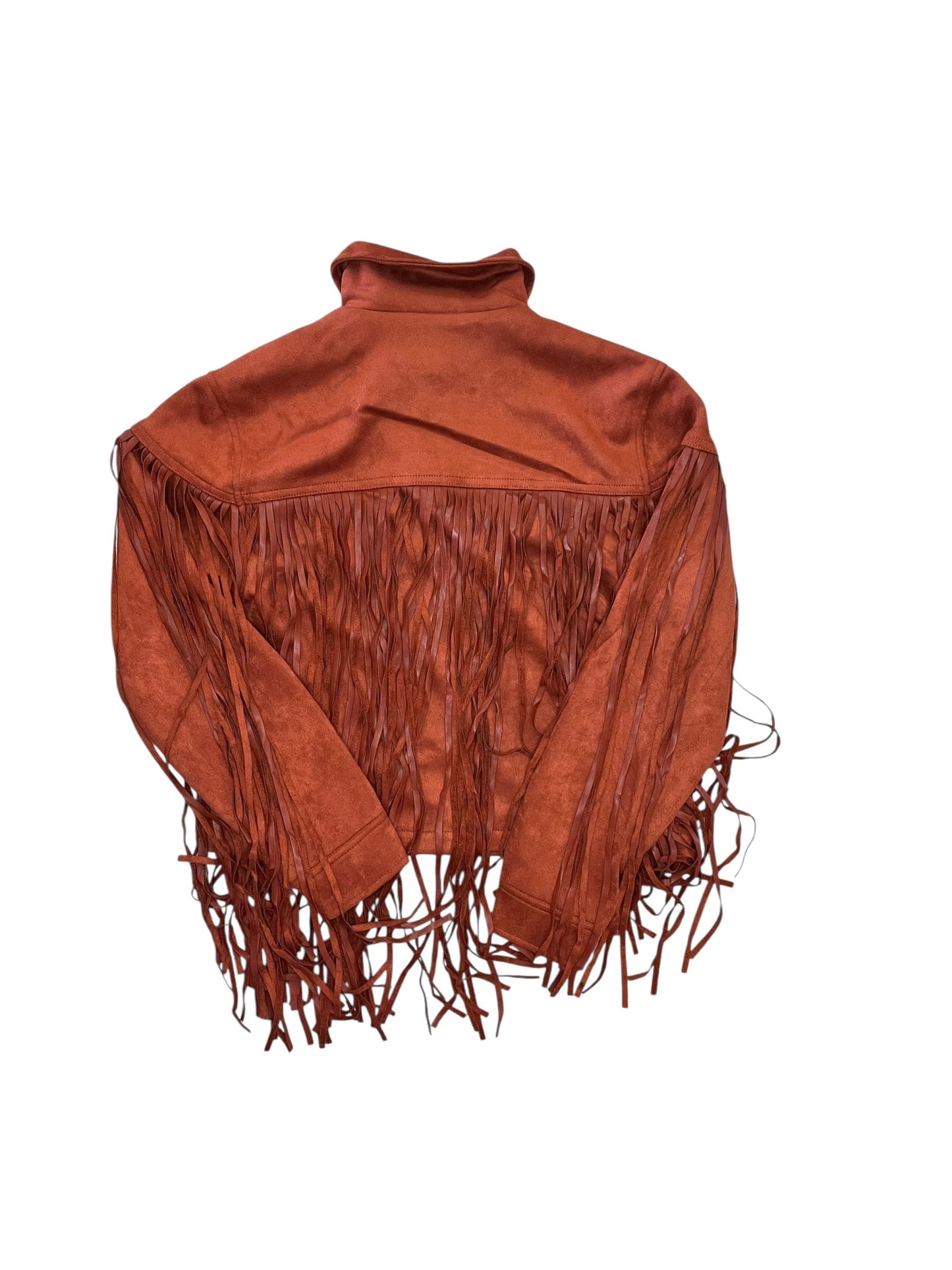 Jacket Moto By Juicy Couture In Orange, Size:Xs