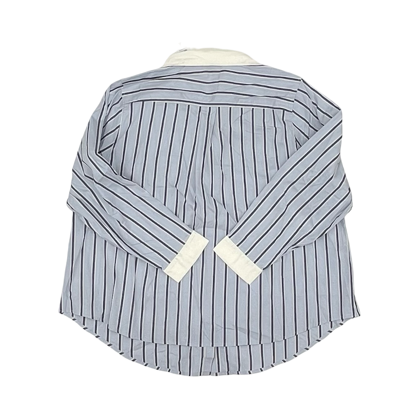 Blouse Ls By Torrid In Blue & White, Size:3X