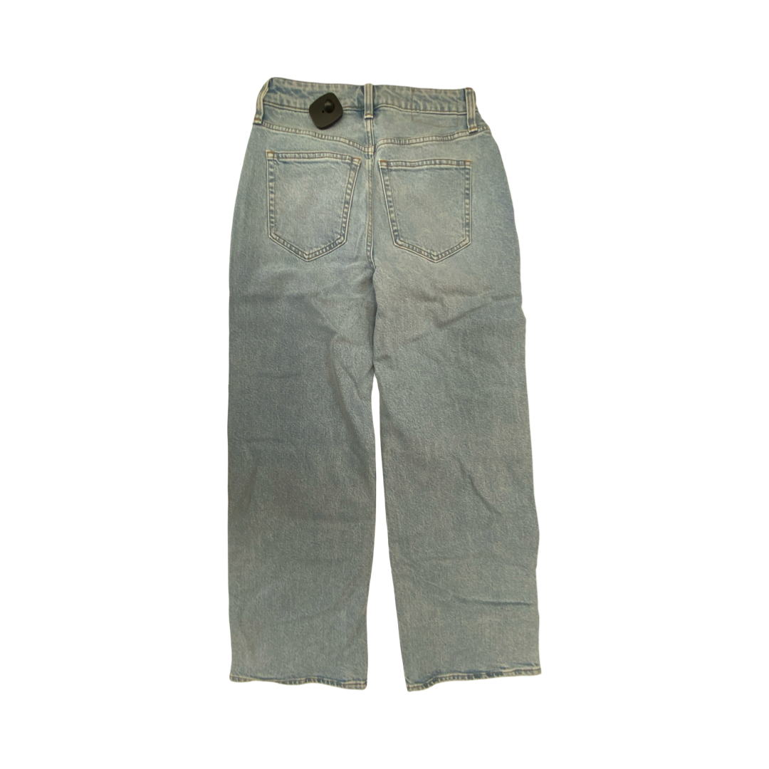 Jeans Wide Leg By J. Crew In Blue Denim, Size:0