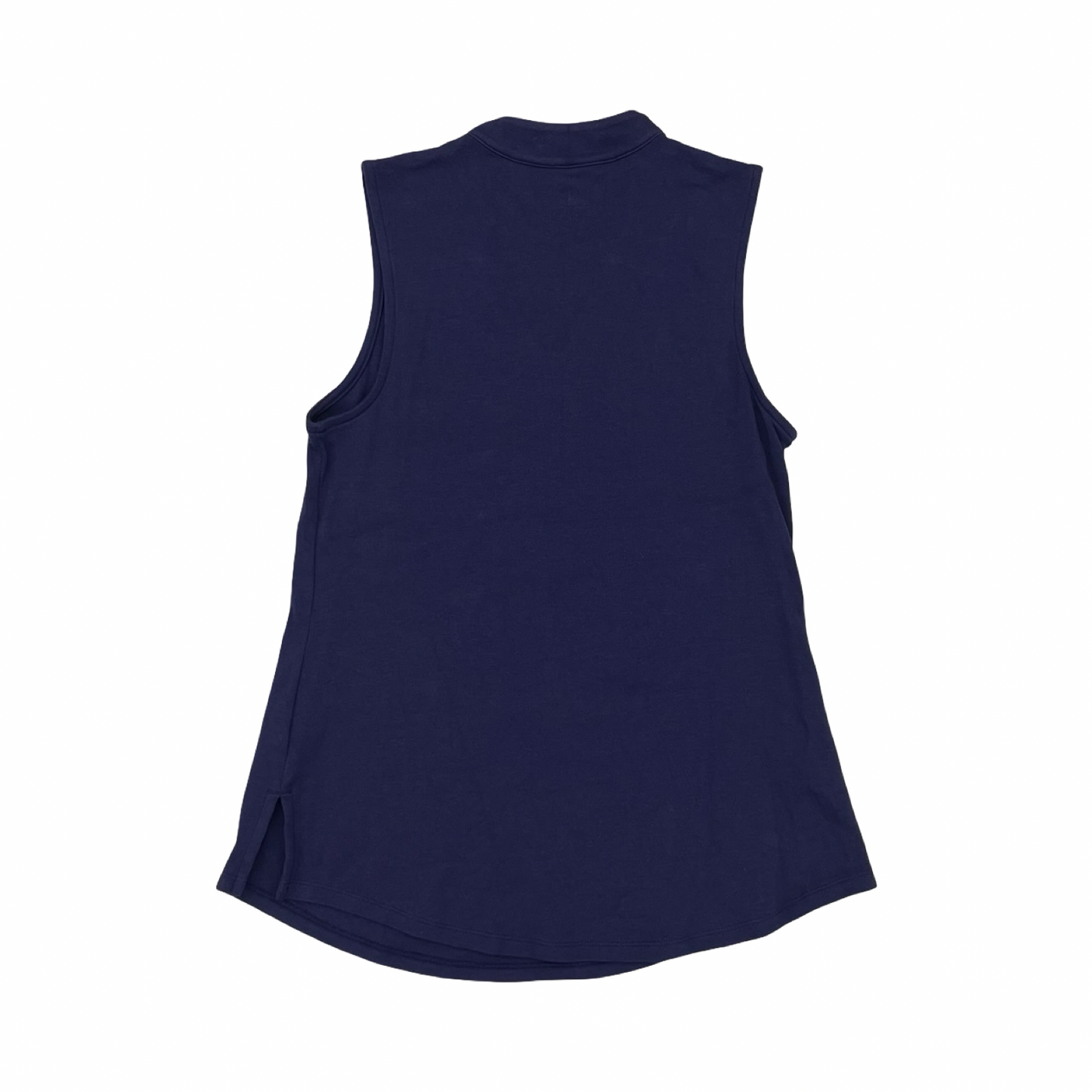 Top Sleeveless By Isaac Mizrahi Live Qvc In Navy, Size:Xs