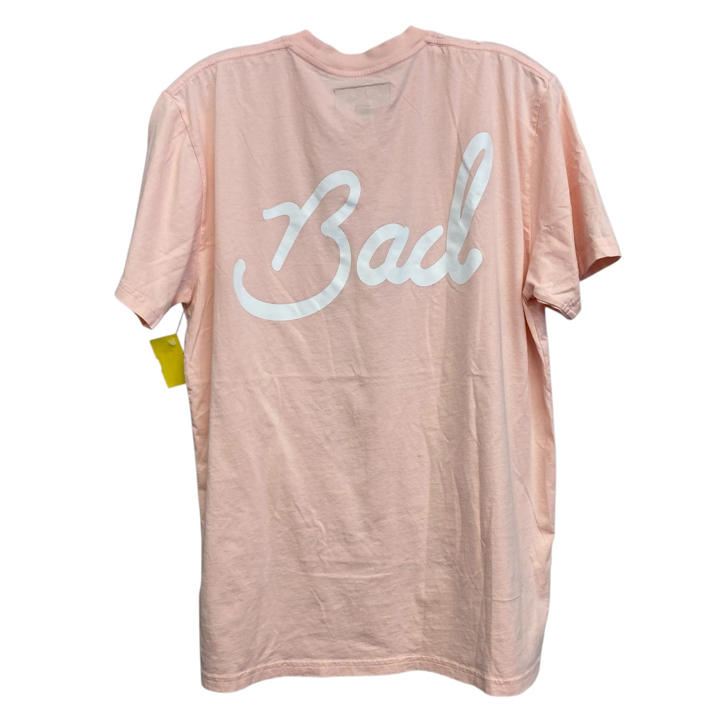 Athletic Top Ss By Bad Birdie In Peach, Size:M