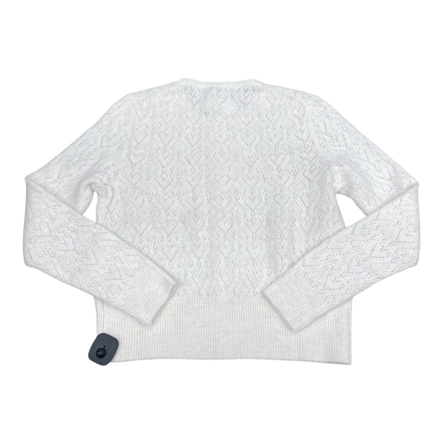 Sweater Cardigan By J. Crew In Cream, Size:M